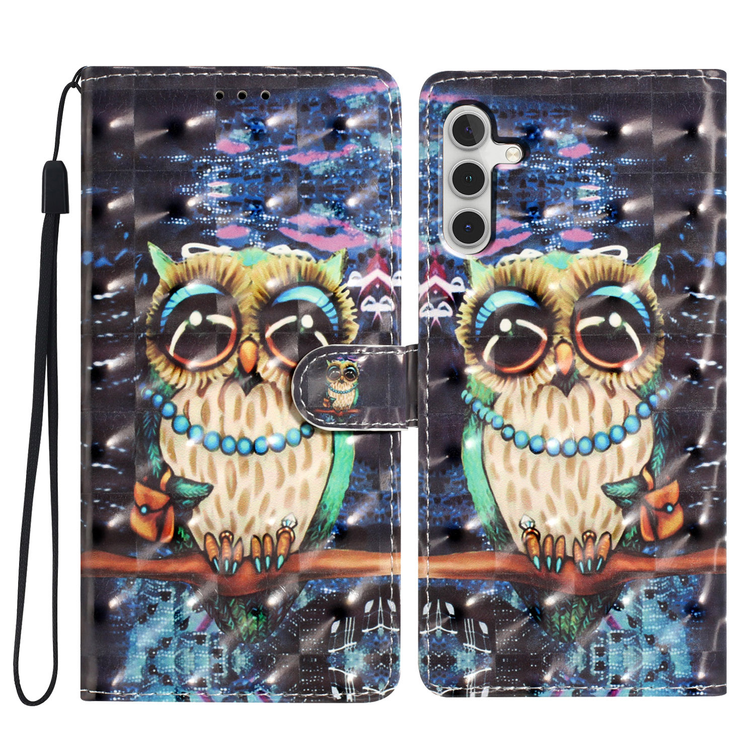 Für Samsung Galaxy A15 4G Koffer Wallet PU Leder 3D -muster Gedrucktes Telefonabdeckung - Eule, Galaxy A15 4G
Für Samsung Galaxy A15 4G Koffer Wallet PU Leder 3D -muster Gedrucktes Telefonabdeckung - Eule, Galaxy A15 4G