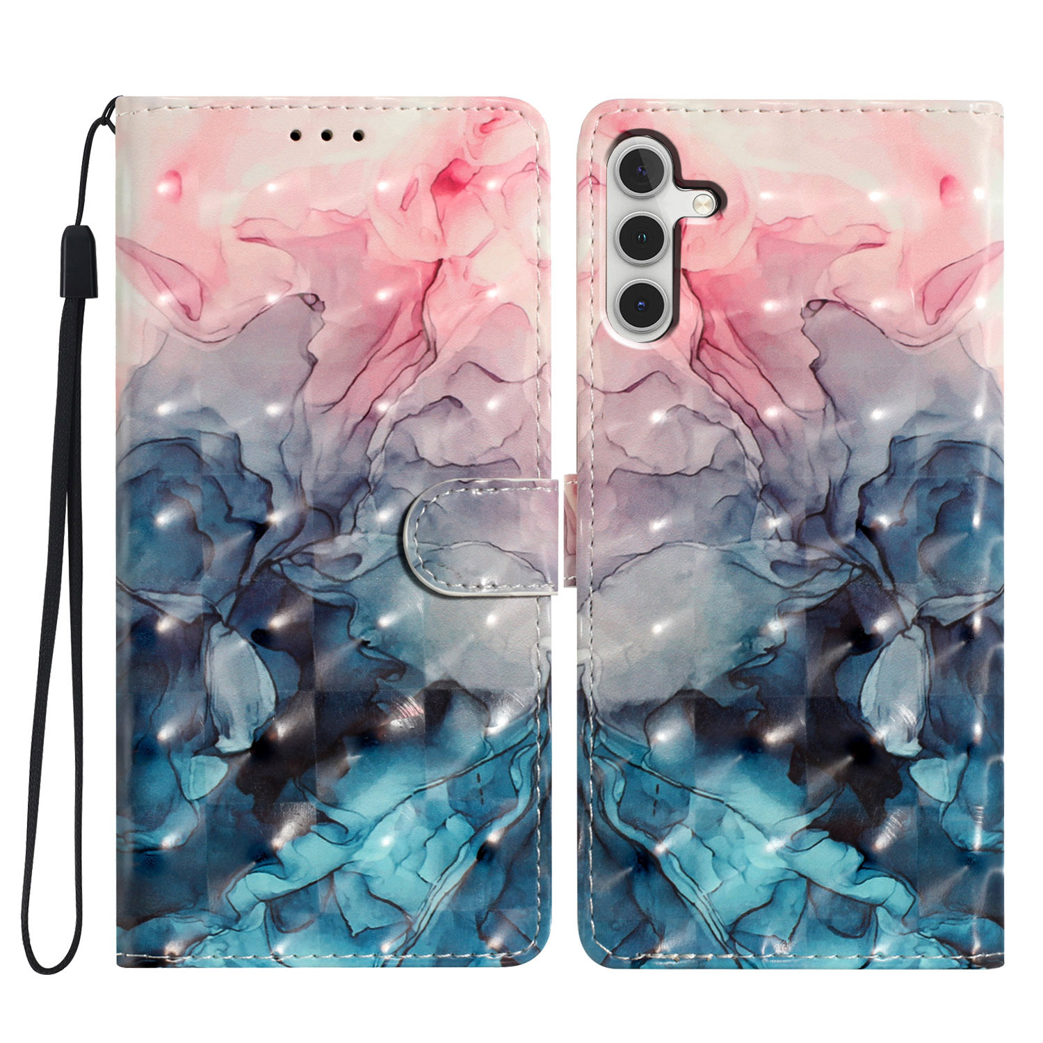 Für Samsung Galaxy A15 4G Koffer Wallet PU Leder 3D -muster Gedrucktes Telefonabdeckung - Pink Blue Marmor, Galaxy A15 4G
Für Samsung Galaxy A15 4G Koffer Wallet PU Leder 3D -muster Gedrucktes Telefonabdeckung - Pink Blue Marmor, Galaxy A15 4G