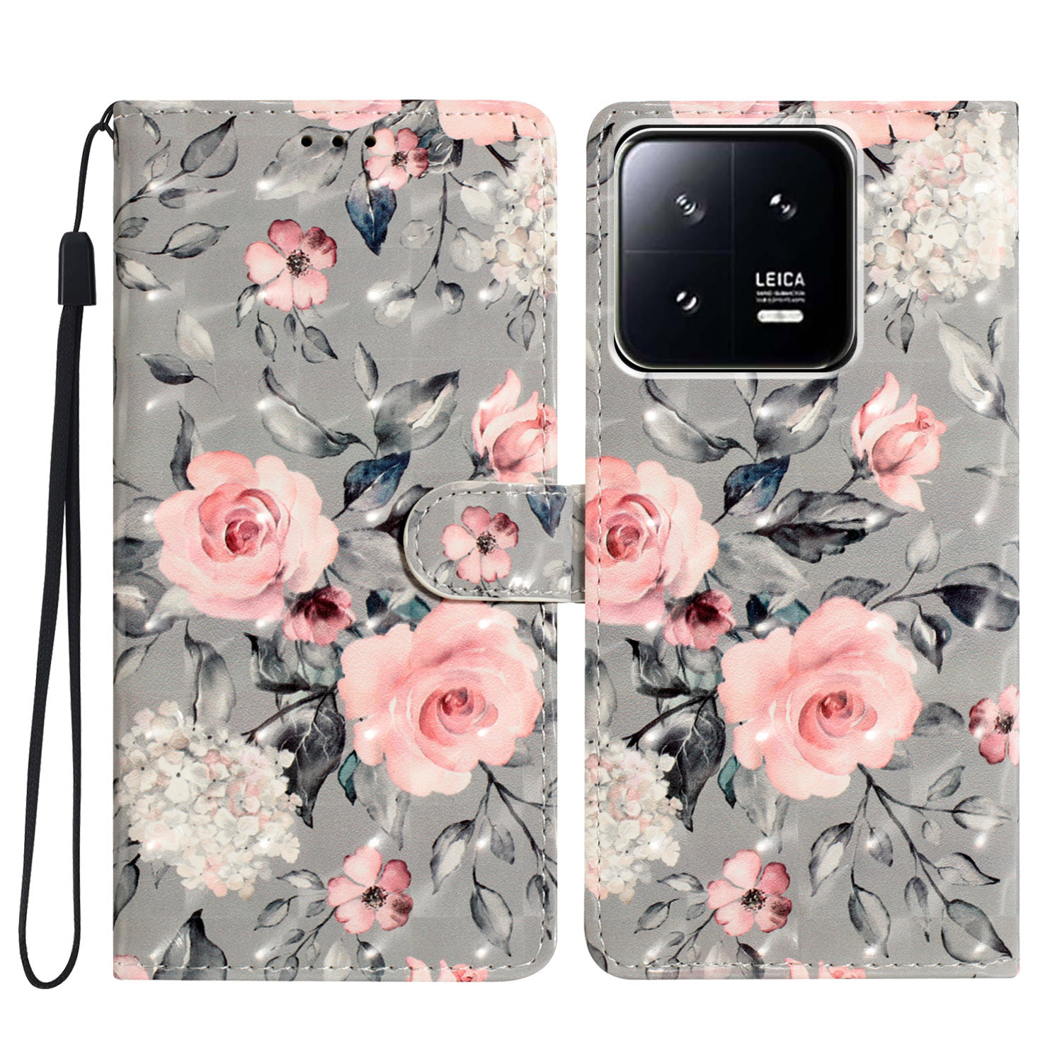 Für Xiaomi 13 Pro 5G Hülle PU Leder 3D Muster Brieftasche Magnetische Telefonabdeckung - Blumen, Xiaomi 13 Pro 5G
Für Xiaomi 13 Pro 5G Hülle PU Leder 3D Muster Brieftasche Magnetische Telefonabdeckung - Blumen, Xiaomi 13 Pro 5G