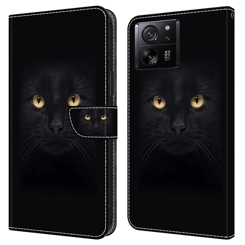 Schutzhelfer Für Xiaomi 13T Pro -gehäuse Muster Druckleder Brieftasche Hülle - Schwarze Katze, Xiaomi 13T Pro
Schutzhelfer Für Xiaomi 13T Pro -gehäuse Muster Druckleder Brieftasche Hülle - Schwarze Katze, Xiaomi 13T Pro