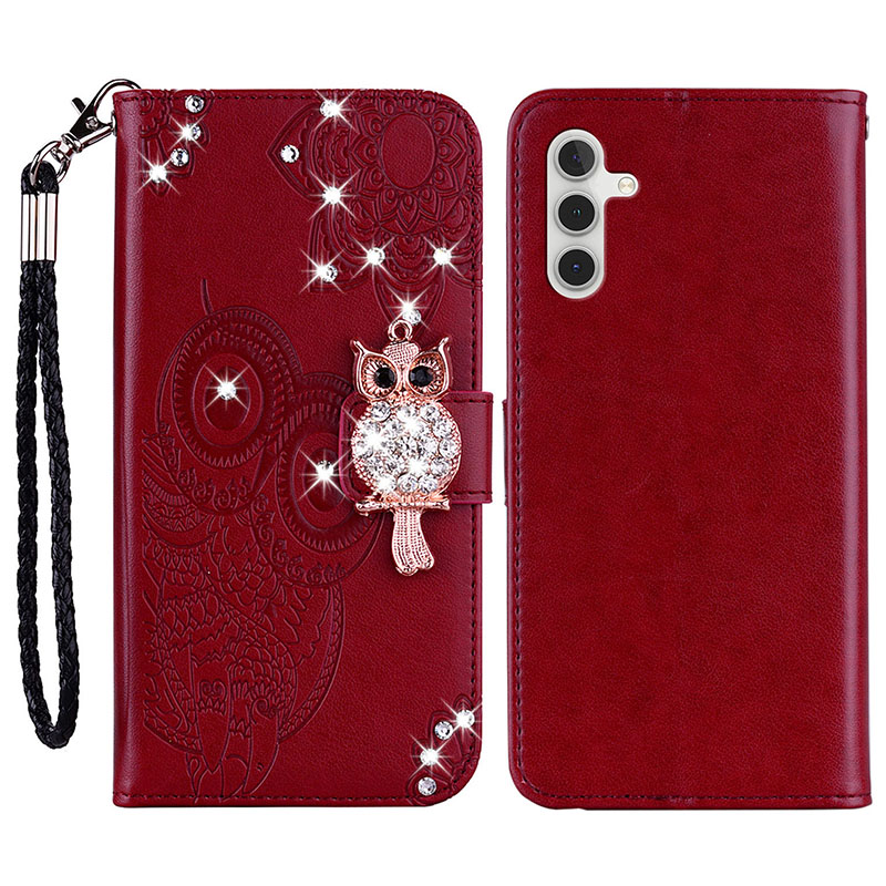 Für Samsung Galaxy A25 5G Hülle Eulenabdruck Strass Dekor Leder Telefon Brieftasche Abdeckung - Rot, Galaxy A25 5G
Für Samsung Galaxy A25 5G Hülle Eulenabdruck Strass Dekor Leder Telefon Brieftasche Abdeckung - Rot, Galaxy A25 5G