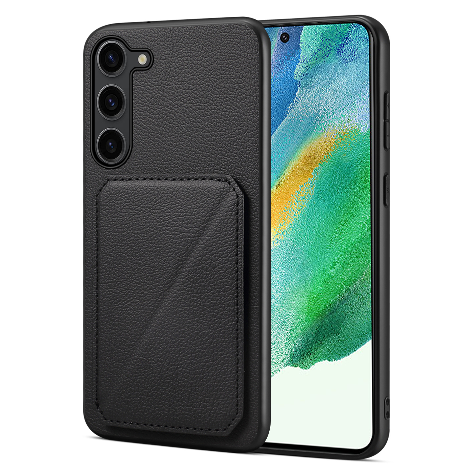 Für Samsung Galaxy S21 fe 5G Hülle Leder+pc+tpu -telefonabdeckung Mit Verstecktem Kartenhalter - Schwarz, Galaxy S21 FE 5G
Für Samsung Galaxy S21 fe 5G Hülle Leder+pc+tpu -telefonabdeckung Mit Verstecktem Kartenhalter - Schwarz, Galaxy S21 FE 5G