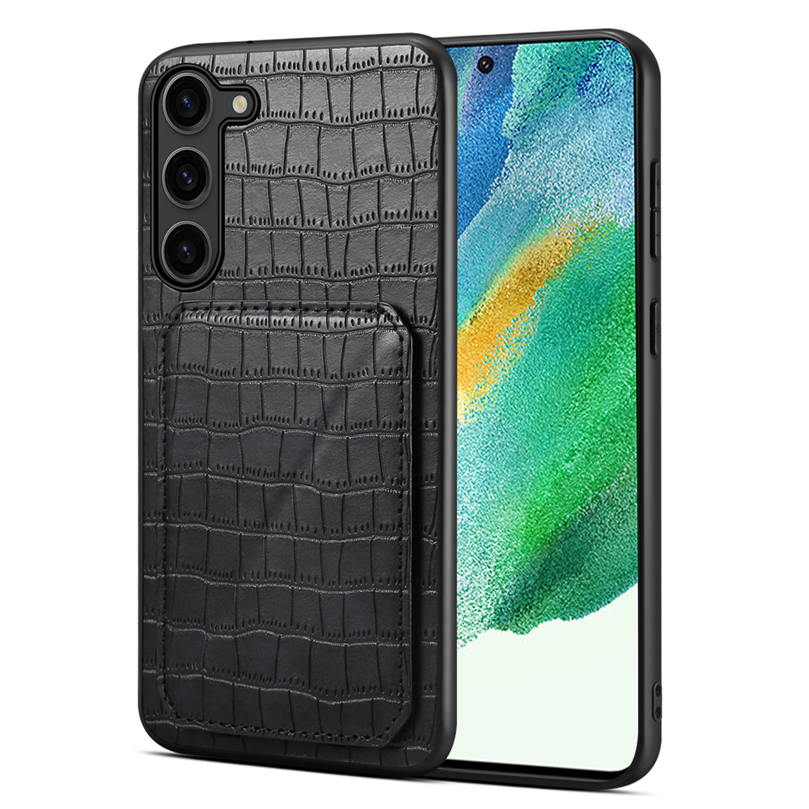 Für Samsung Galaxy S21 fe 5G Case PU+PC+TPU -mobiltelefonabdeckung Mit Verstecktem Kartenhalter - Schwarz, Galaxy S21 FE 5G
Für Samsung Galaxy S21 fe 5G Case PU+PC+TPU -mobiltelefonabdeckung Mit Verstecktem Kartenhalter - Schwarz, Galaxy S21 FE 5G