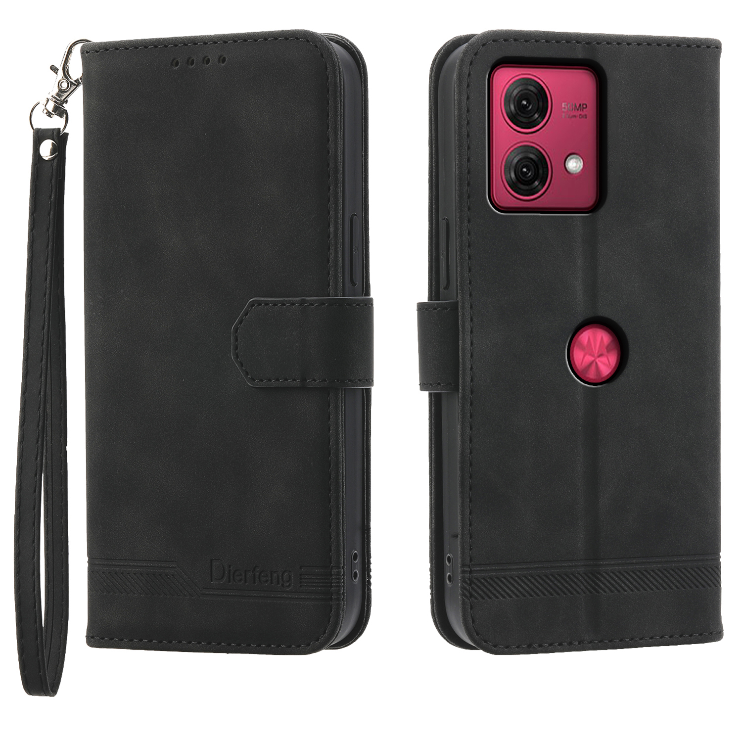 Dierfeng DF-03 Für Motorola Moto G84 5G Hülle PU Leder Flip Phone Stand Cover Wallet - Schwarz, Motorola Moto G84 5G
Dierfeng DF-03 Für Motorola Moto G84 5G Hülle PU Leder Flip Phone Stand Cover Wallet - Schwarz, Motorola Moto G84 5G
