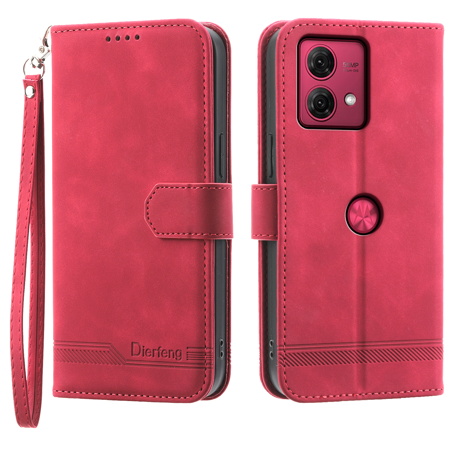 Dierfeng DF-03 Für Motorola Moto G84 5G Hülle PU Leder Flip Phone Stand Cover Wallet - Rot, Motorola Moto G84 5G
Dierfeng DF-03 Für Motorola Moto G84 5G Hülle PU Leder Flip Phone Stand Cover Wallet - Rot, Motorola Moto G84 5G