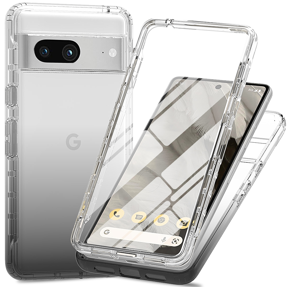 Für Google Pixel 8 Case Gradient PC+TPU -telefonabdeckung Mit PET -bildschirmschutz - Schwarz, Google Pixel 8
Für Google Pixel 8 Case Gradient PC+TPU -telefonabdeckung Mit PET -bildschirmschutz - Schwarz, Google Pixel 8