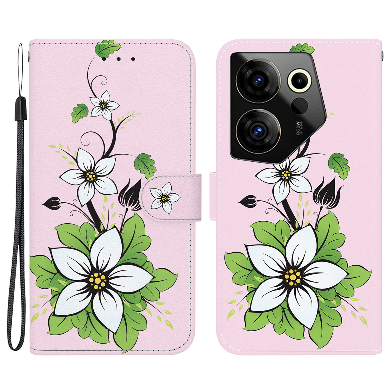 Für Tecno Camon 20 Premier 5G Phone Case Wallet Ständer Musterdruckabdeckung - Lilie, Tecno Camon 20 Premier 5G
Für Tecno Camon 20 Premier 5G Phone Case Wallet Ständer Musterdruckabdeckung - Lilie, Tecno Camon 20 Premier 5G