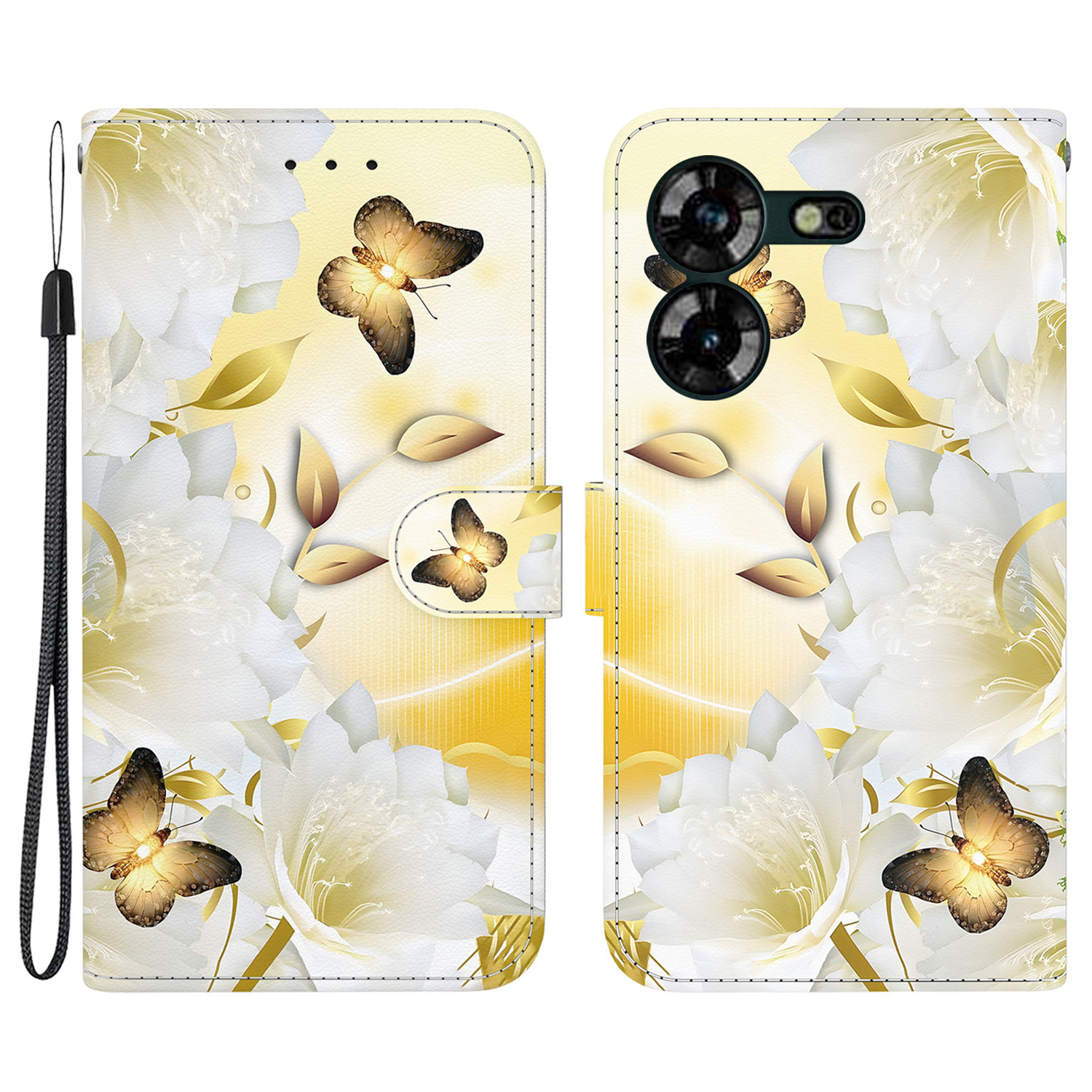 Für Tecno Pova 5 4G -koffer -muster Druckphase Lederabdeckung - Gold Schmetterlingsblume, Tecno Pova 5 4G
Für Tecno Pova 5 4G -koffer -muster Druckphase Lederabdeckung - Gold Schmetterlingsblume, Tecno Pova 5 4G