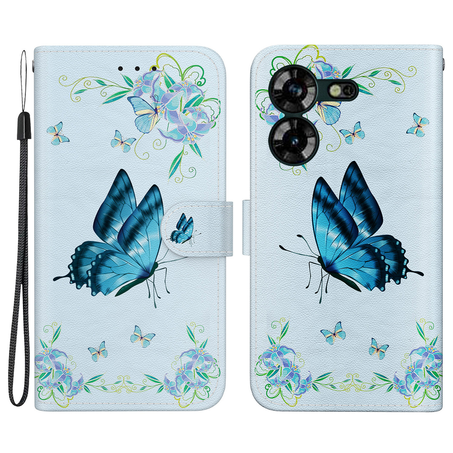 Für Tecno Pova 5 4G -koffer -muster Druckphase Lederabdeckung - Blaue Schmetterlingsblume, Tecno Pova 5 4G
Für Tecno Pova 5 4G -koffer -muster Druckphase Lederabdeckung - Blaue Schmetterlingsblume, Tecno Pova 5 4G