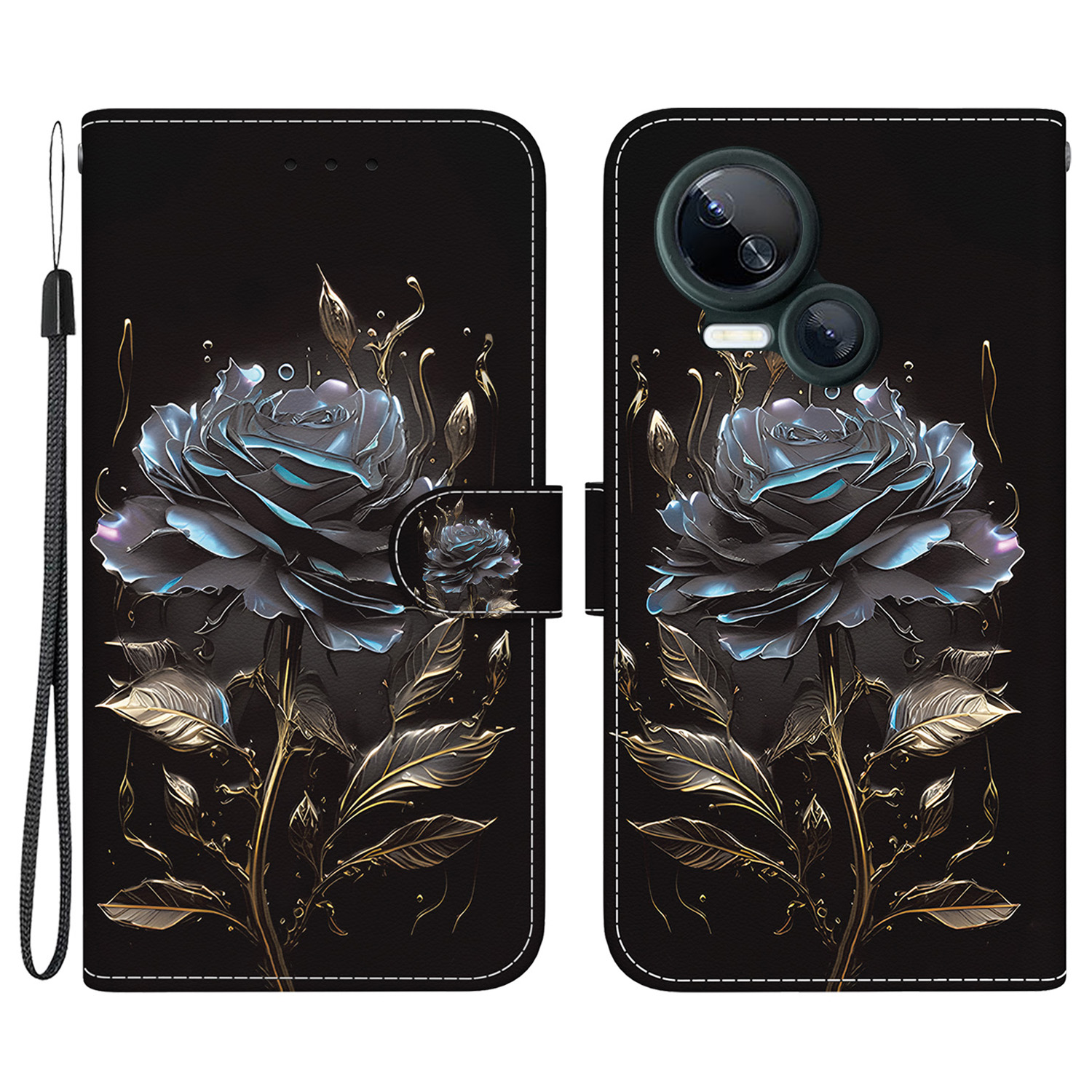 Für Tecno Spark 10 5G Case Muster Druckbrieftasche Telefonabdeckung - Schwarze Rose, Tecno Spark 10 5G
Für Tecno Spark 10 5G Case Muster Druckbrieftasche Telefonabdeckung - Schwarze Rose, Tecno Spark 10 5G