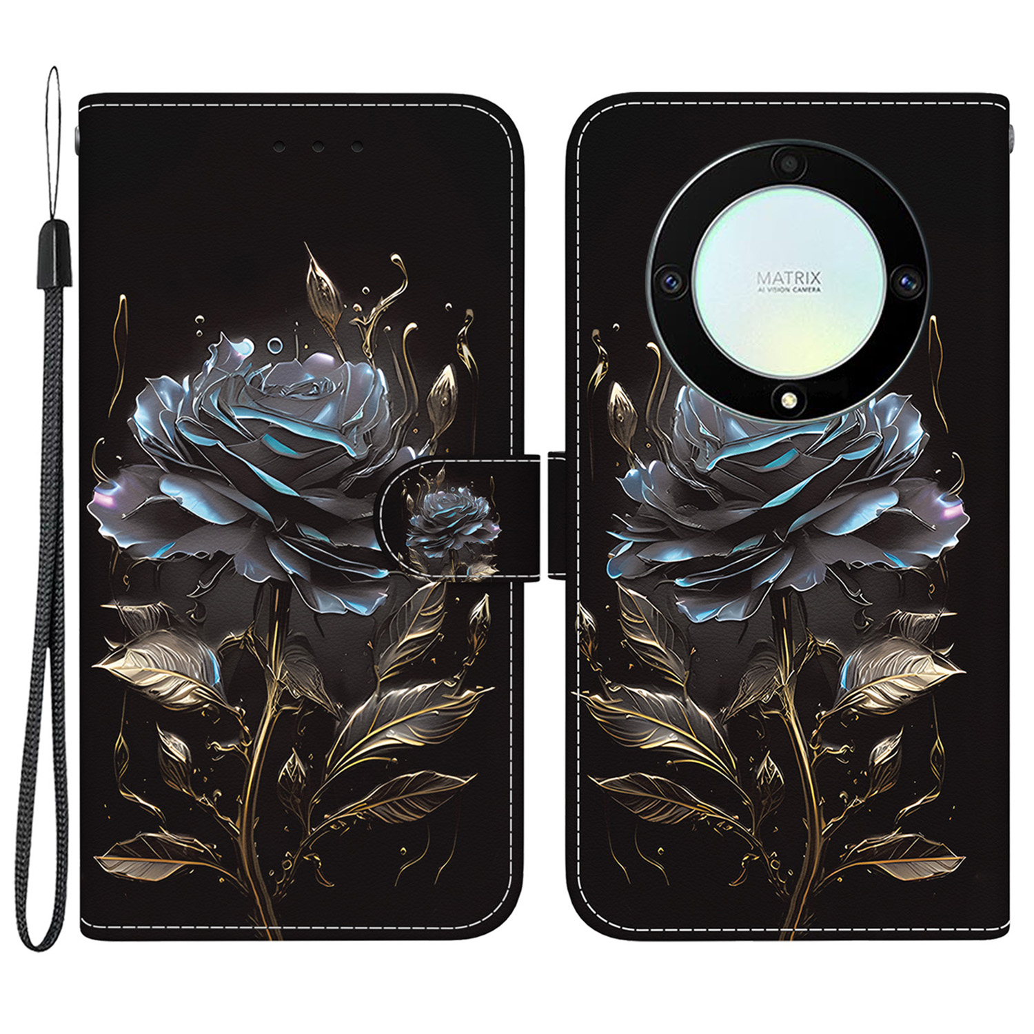 Für Ehre X9a 5g / X40 5g / Magic5 Lite 5G -koffer -muster -druckspiegel -flip -shell -telefonabdeckung - Schwarze Rose, Honor X9a 5G
Für Ehre X9a 5g / X40 5g / Magic5 Lite 5G -koffer -muster -druckspiegel -flip -shell -telefonabdeckung - Schwarze Rose, Honor X9a 5G