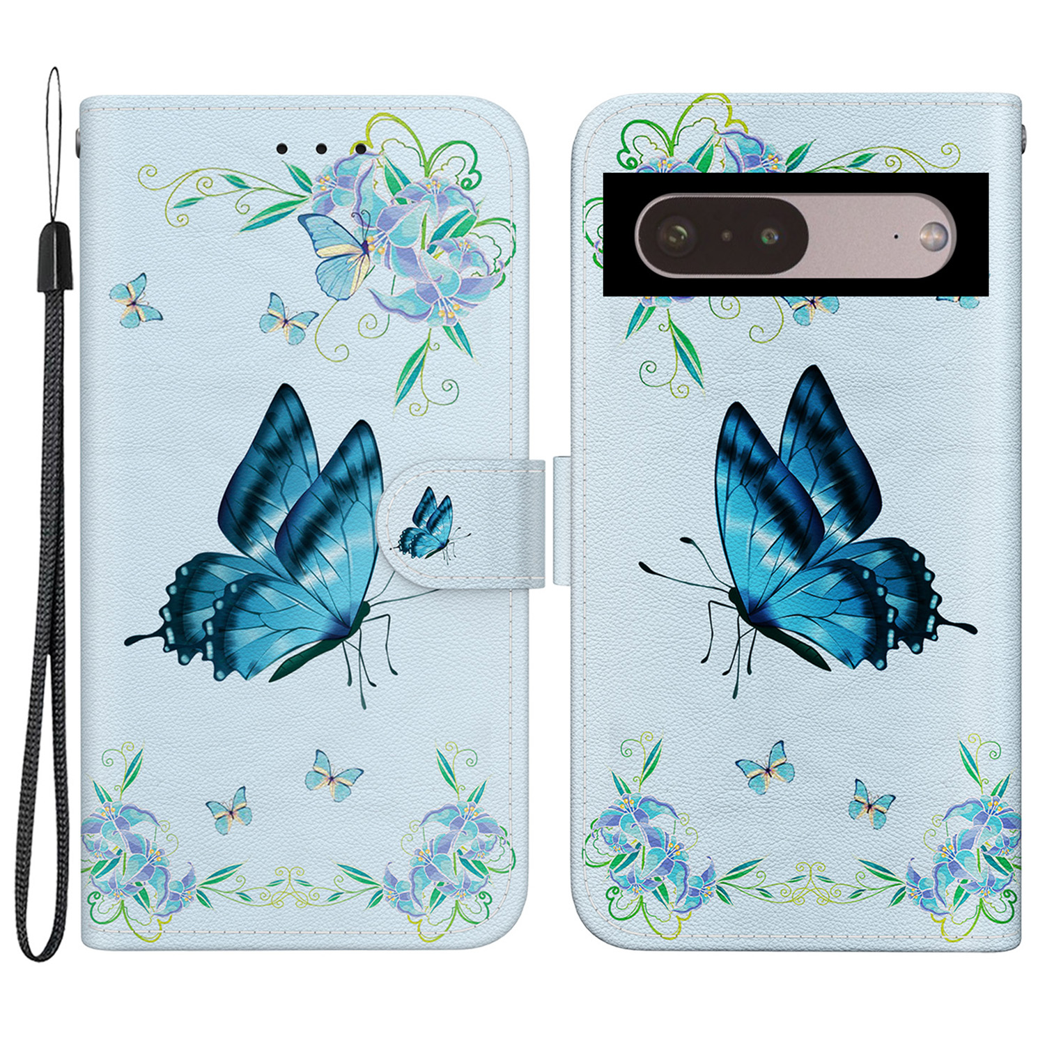 Für Google Pixel 7 Pro 5G -koffer Muster PU Leder Folio Stand Telefonabdeckung - Blaue Schmetterlingsblume, Google Pixel 7 Pro 5G
Für Google Pixel 7 Pro 5G -koffer Muster PU Leder Folio Stand Telefonabdeckung - Blaue Schmetterlingsblume, Google Pixel 7 Pro 5G