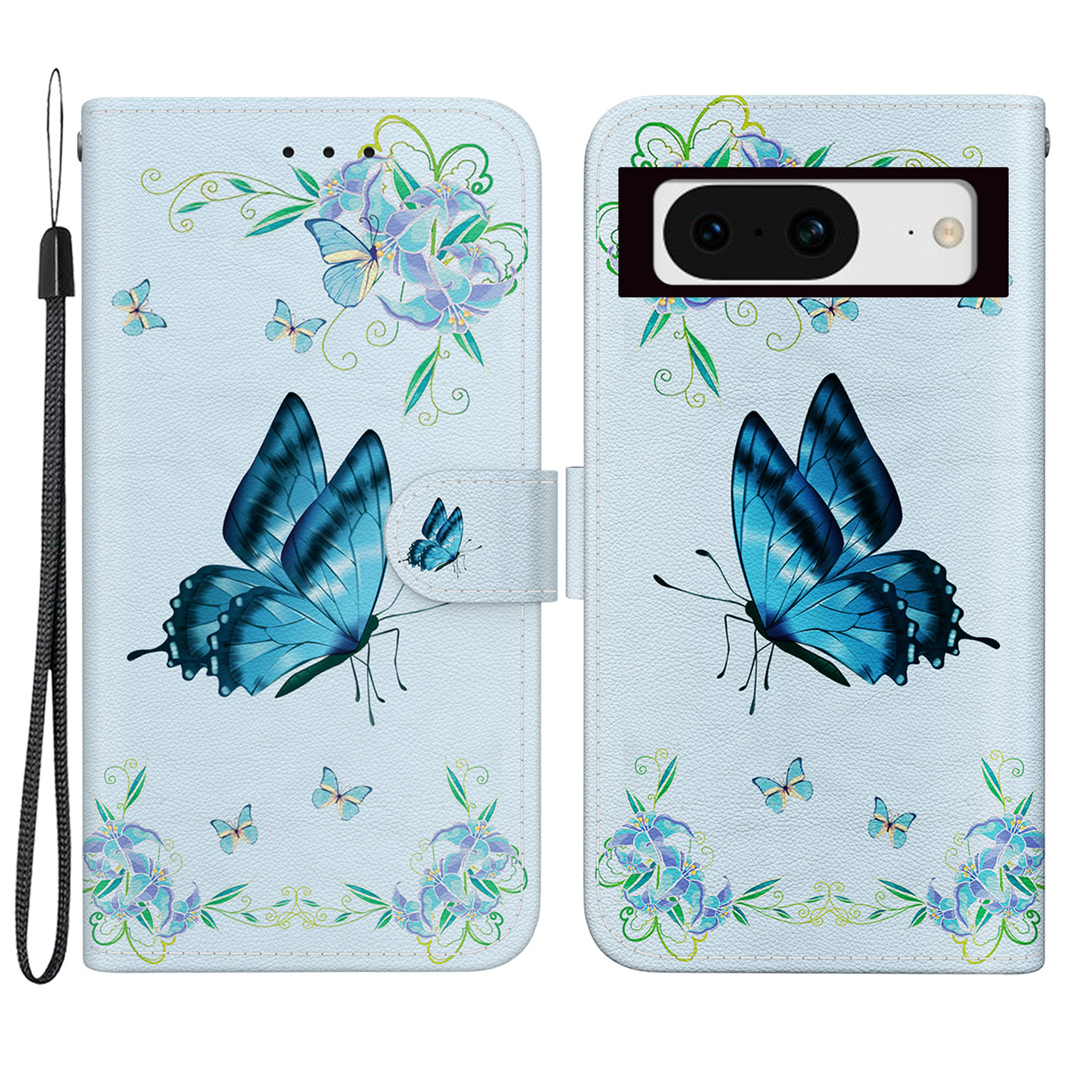 Für Google Pixel 8 Case Muster Folio PU Leder -schutz Telefonabdeckung - Blaue Schmetterlingsblume, Google Pixel 8
Für Google Pixel 8 Case Muster Folio PU Leder -schutz Telefonabdeckung - Blaue Schmetterlingsblume, Google Pixel 8