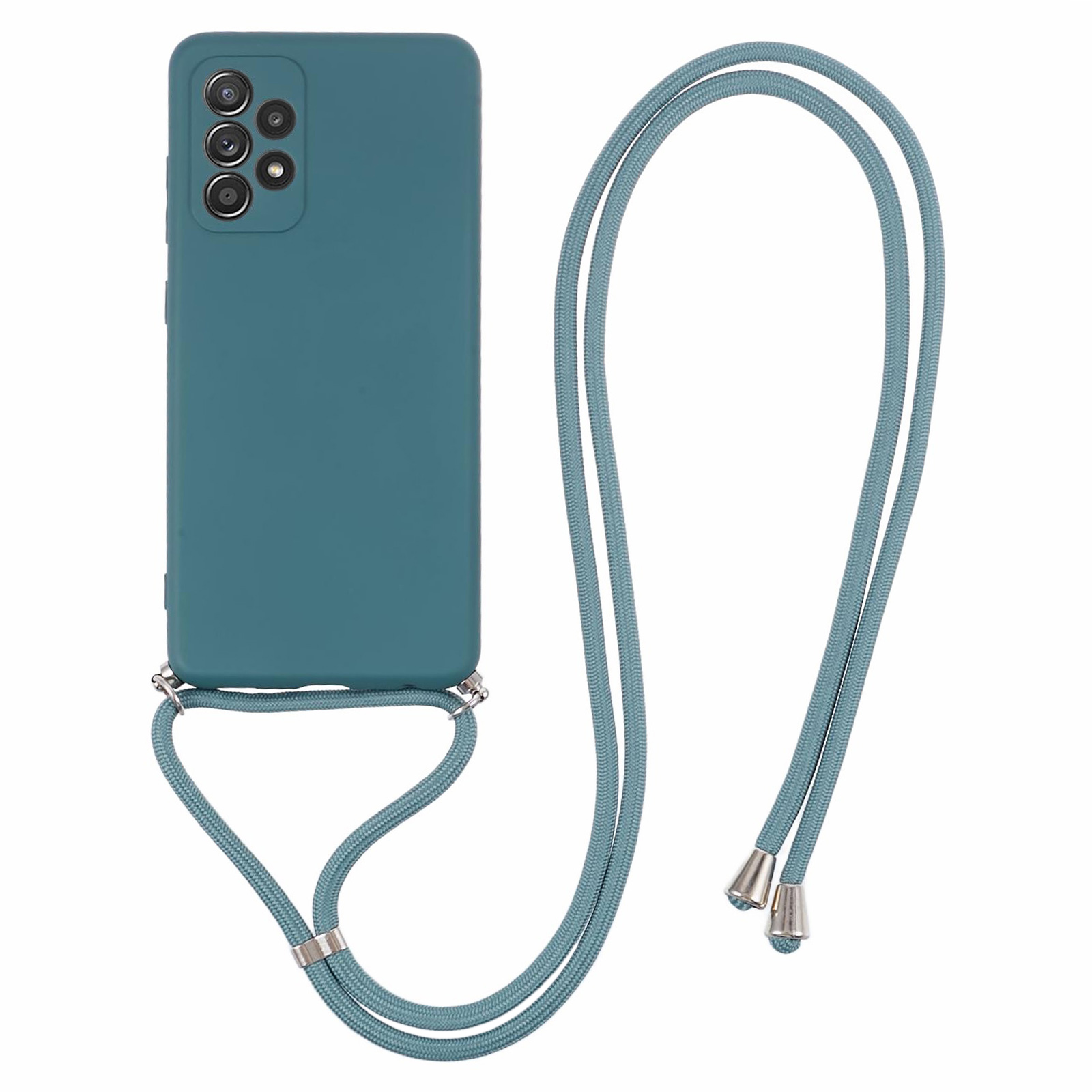 Für Samsung Galaxy A53 5G Gummiziertes Gehäusefaserfaser Telefonabdeckung Mit Langem Lanyard - Armeegrün, Samsung Galaxy A53 5G
Für Samsung Galaxy A53 5G Gummiziertes Gehäusefaserfaser Telefonabdeckung Mit Langem Lanyard - Armeegrün, Samsung Galaxy A53 5G