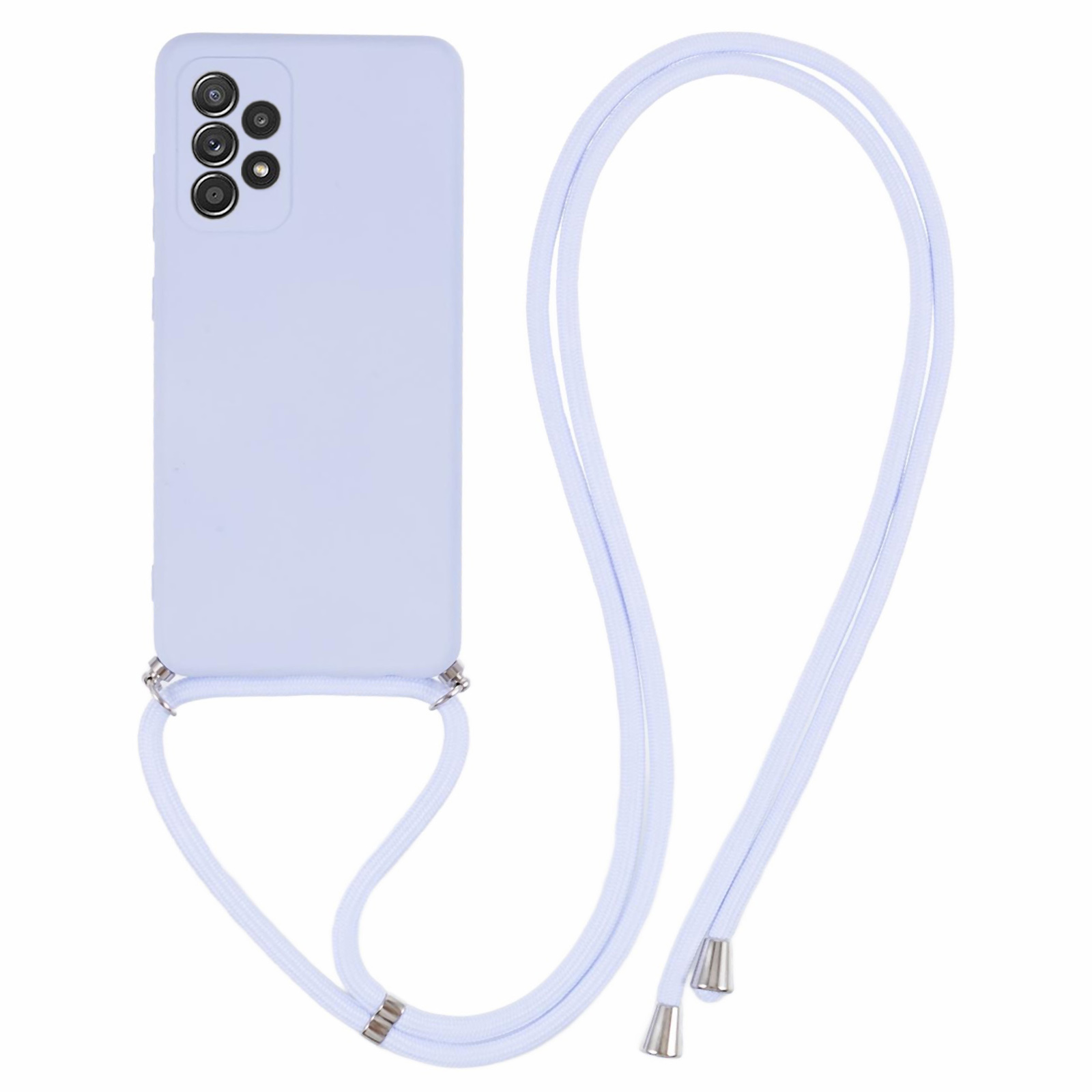 Für Samsung Galaxy A73 5G Case Gummizierte TPU -rückdecke Mit Langem Lanyard - Helles Lila, Samsung Galaxy A73 5G
Für Samsung Galaxy A73 5G Case Gummizierte TPU -rückdecke Mit Langem Lanyard - Helles Lila, Samsung Galaxy A73 5G