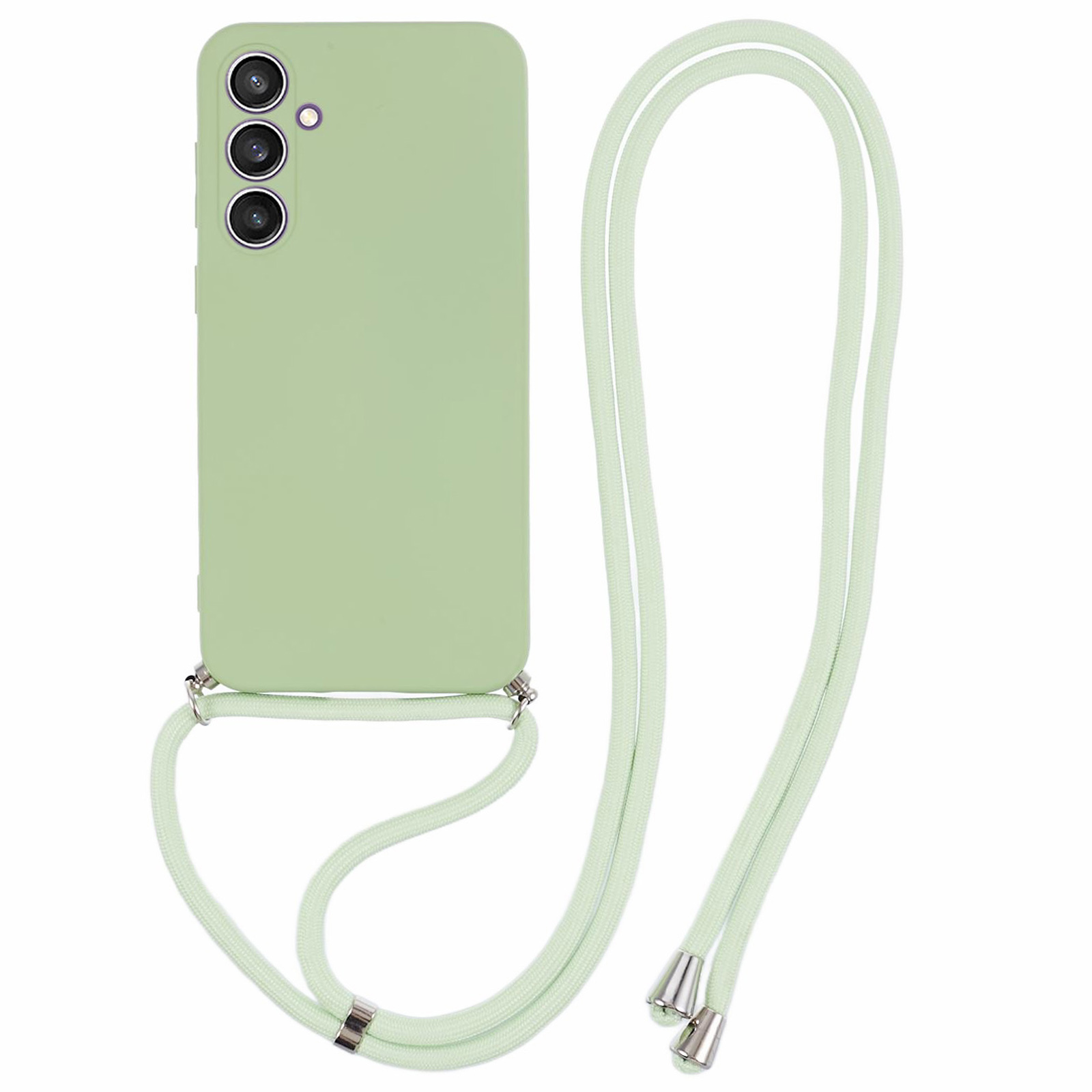 Für Samsung Galaxy S23 fe Case Faserfasern TPU -rückdecke Mit Langem Lanyard - Matcha Green, Galaxy S23 FE
Für Samsung Galaxy S23 fe Case Faserfasern TPU -rückdecke Mit Langem Lanyard - Matcha Green, Galaxy S23 FE