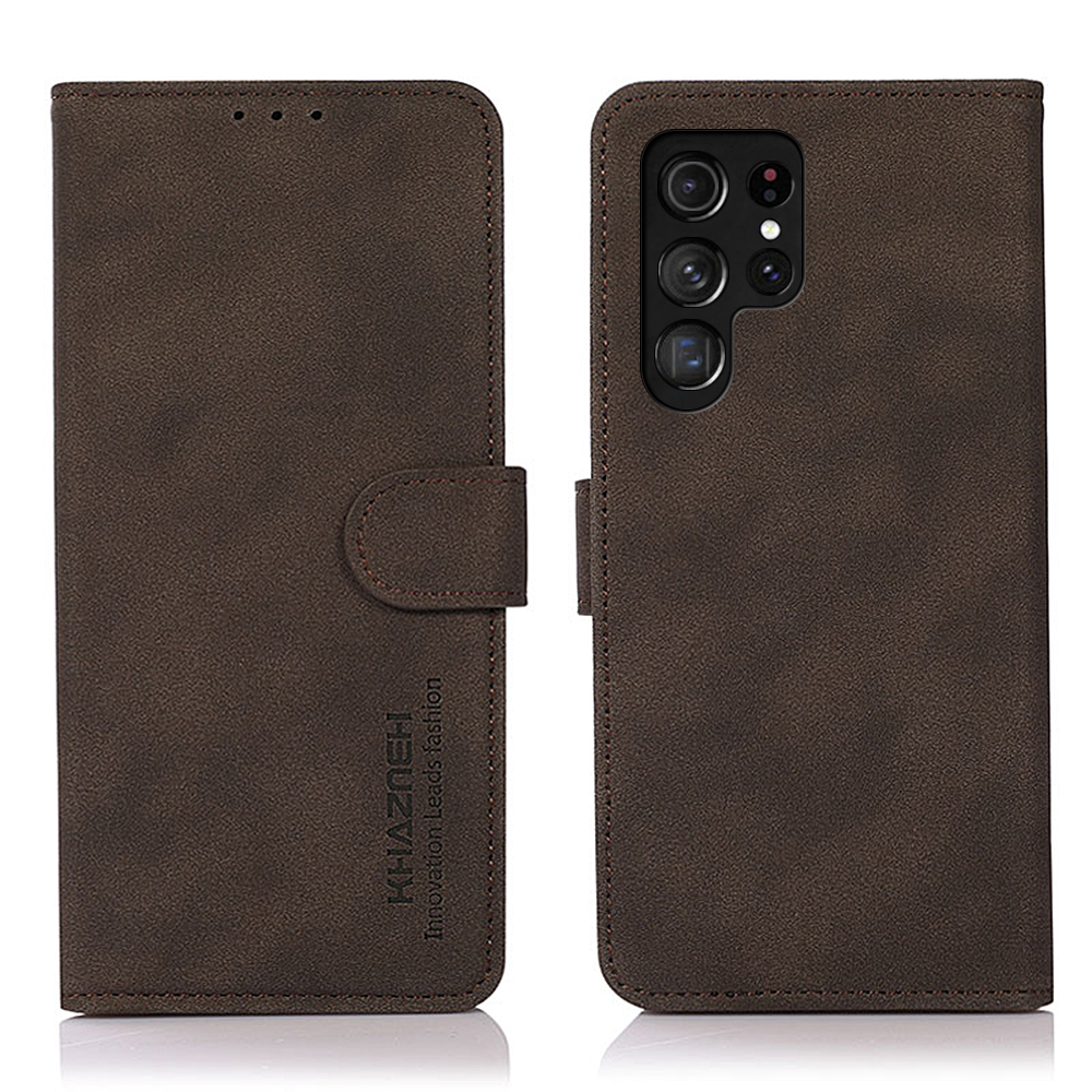 Khazneh Für Samsung Galaxy S24 Ultra -hülle PU Lederabdeckung Magnetische Telefonständer Shell Brieftasche - Braun, Galaxy S24 Ultra
Khazneh Für Samsung Galaxy S24 Ultra -hülle PU Lederabdeckung Magnetische Telefonständer Shell Brieftasche - Braun, Galaxy S24 Ultra