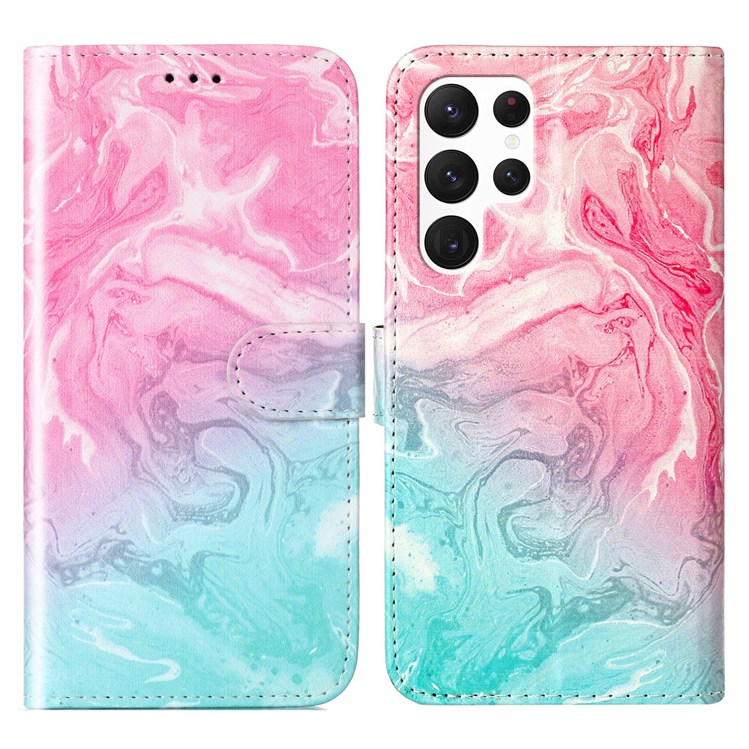 Für Samsung Galaxy S24 Ultra -hülle -muster -druckleder -leder -phone -schutzabdeckung - Pink Green Marmor, Galaxy S24 Ultra
Für Samsung Galaxy S24 Ultra -hülle -muster -druckleder -leder -phone -schutzabdeckung - Pink Green Marmor, Galaxy S24 Ultra