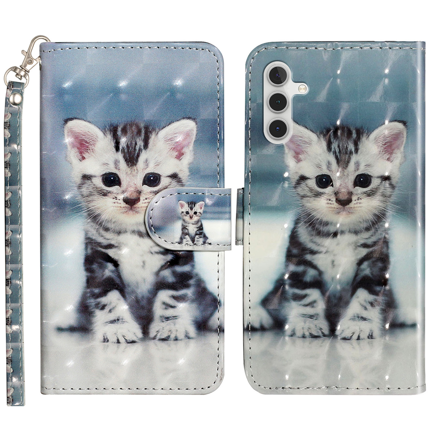 Für Samsung Galaxy A15 4G Cover 3D Muster Print Flip Ständer Leder Telefonhülle - Katze, Galaxy A15 4G
Für Samsung Galaxy A15 4G Cover 3D Muster Print Flip Ständer Leder Telefonhülle - Katze, Galaxy A15 4G