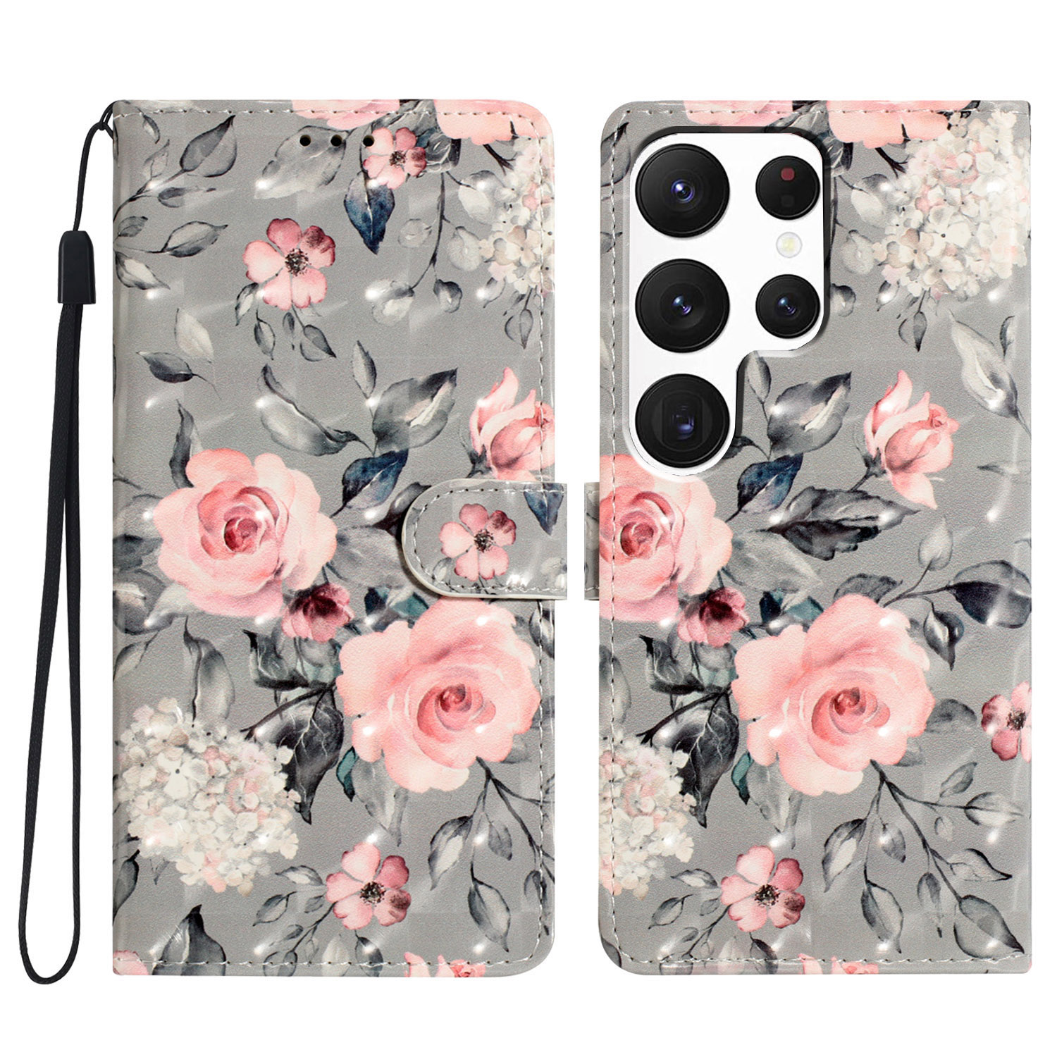 Für Samsung Galaxy S22 Ultra 5G Lederhülle 3D -muster Gedrucktes Mobiltelefonständer Cover - Blumen, Galaxy S22 Ultra 5G
Für Samsung Galaxy S22 Ultra 5G Lederhülle 3D -muster Gedrucktes Mobiltelefonständer Cover - Blumen, Galaxy S22 Ultra 5G