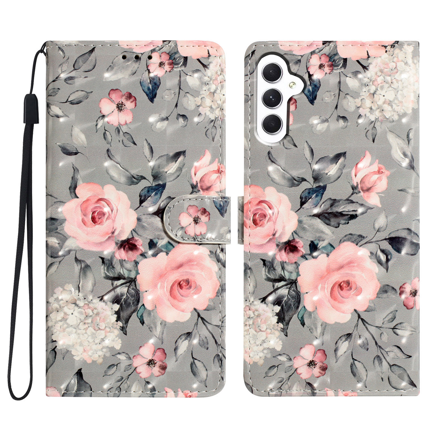 Für Samsung Galaxy A24 4G Koffer Wallet PU Leder 3D -musterabdeckung - Blumen, Galaxy A24 4G
Für Samsung Galaxy A24 4G Koffer Wallet PU Leder 3D -musterabdeckung - Blumen, Galaxy A24 4G