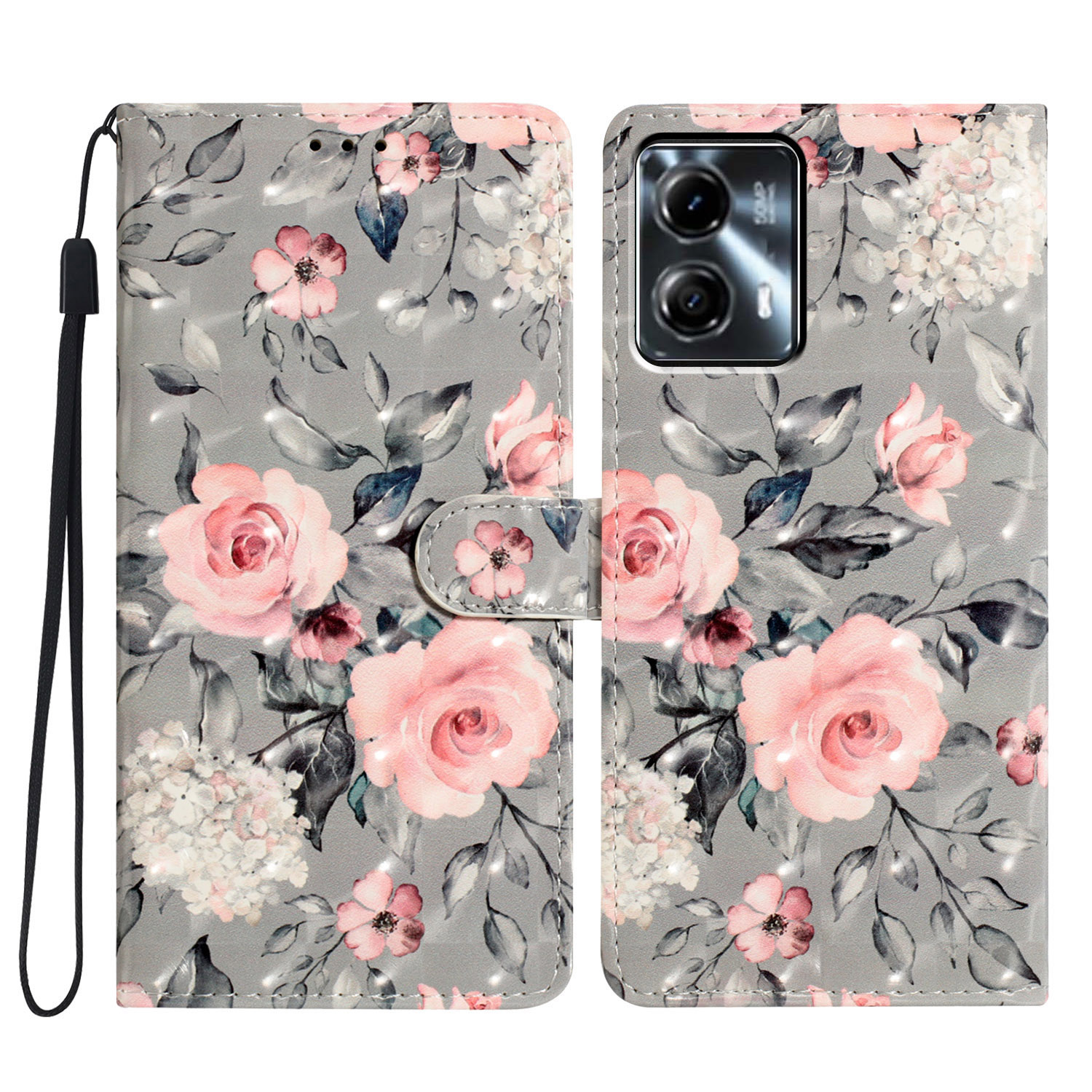 Für Motorola Moto G73 5G Hülle PU Leder 3D Muster Magnetic Clasp Schocksicheres Telefonabdeckung - Blumen, Motorola Moto G73 5G
Für Motorola Moto G73 5G Hülle PU Leder 3D Muster Magnetic Clasp Schocksicheres Telefonabdeckung - Blumen, Motorola Moto G73 5G