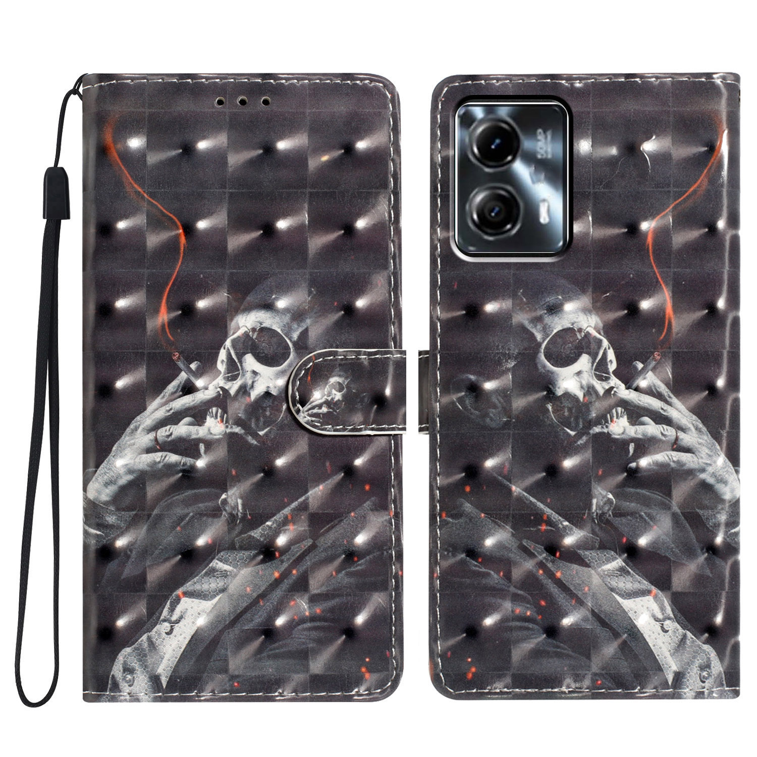 Für Motorola Moto G53 5G Case Wallet Phone -abdeckung Mit 3D -musterdruck - Rauchskelett, Motorola Moto G53 5G
Für Motorola Moto G53 5G Case Wallet Phone -abdeckung Mit 3D -musterdruck - Rauchskelett, Motorola Moto G53 5G