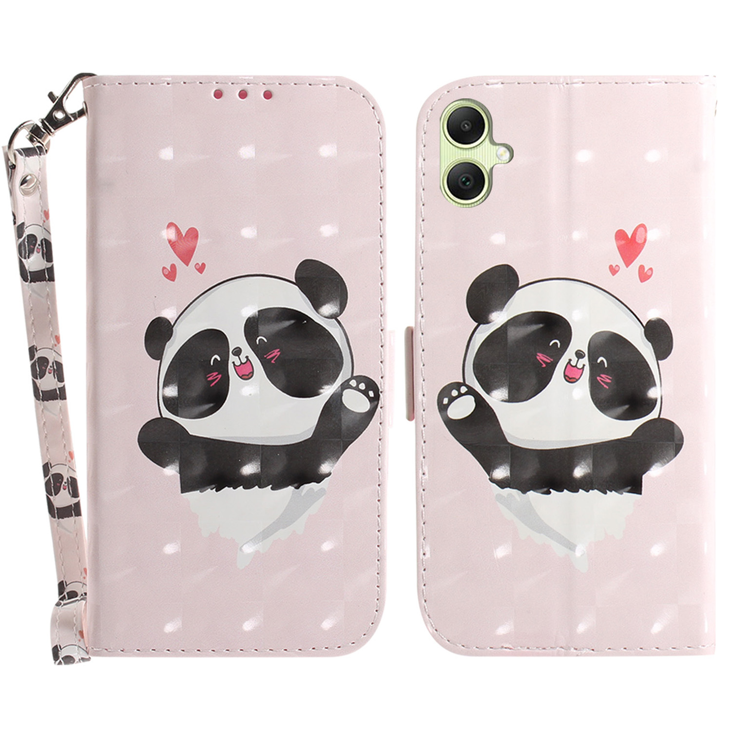 Für Samsung Galaxy A05 4G Hülle Mobiltelefon 3D -muster Gedruckter PU -lederabdeckung - Liebe Herz Panda, Samsung Galaxy A05 4G
Für Samsung Galaxy A05 4G Hülle Mobiltelefon 3D -muster Gedruckter PU -lederabdeckung - Liebe Herz Panda, Samsung Galaxy A05 4G