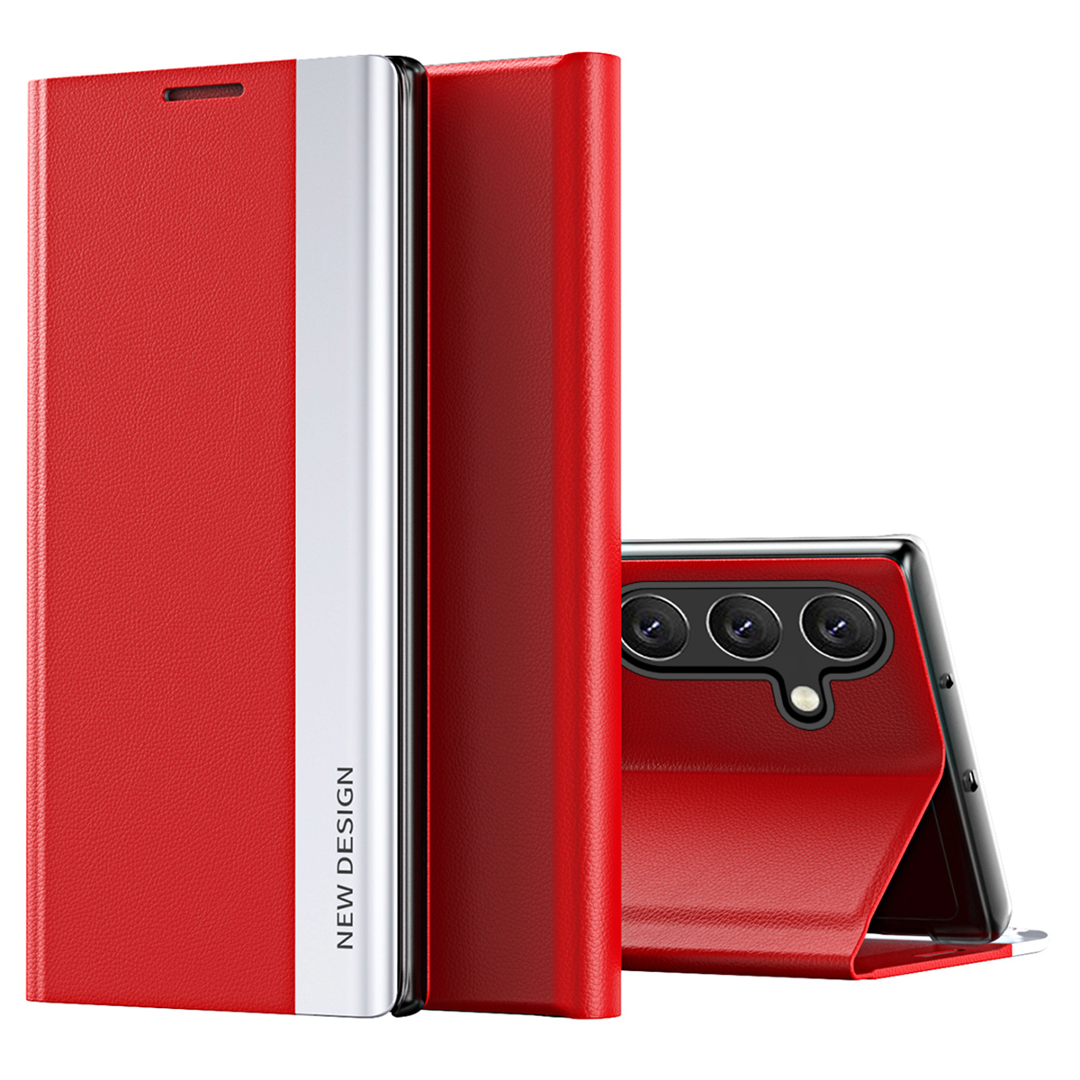 Für Samsung Galaxy A05s 4G Lederhülle Elektroplattenständer Telefonabdeckung - Rot, Samsung Galaxy A05s 4G 
Für Samsung Galaxy A05s 4G Lederhülle Elektroplattenständer Telefonabdeckung - Rot, Samsung Galaxy A05s 4G