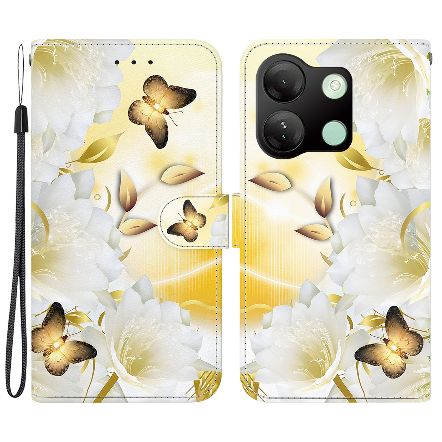Für Infinix Smart 7 HD 4G Hülle PU Leder 3D Muster Flip Phone Deckung - Gold Schmetterlingsblume, Infinix Smart 7 HD 4G
Für Infinix Smart 7 HD 4G Hülle PU Leder 3D Muster Flip Phone Deckung - Gold Schmetterlingsblume, Infinix Smart 7 HD 4G
