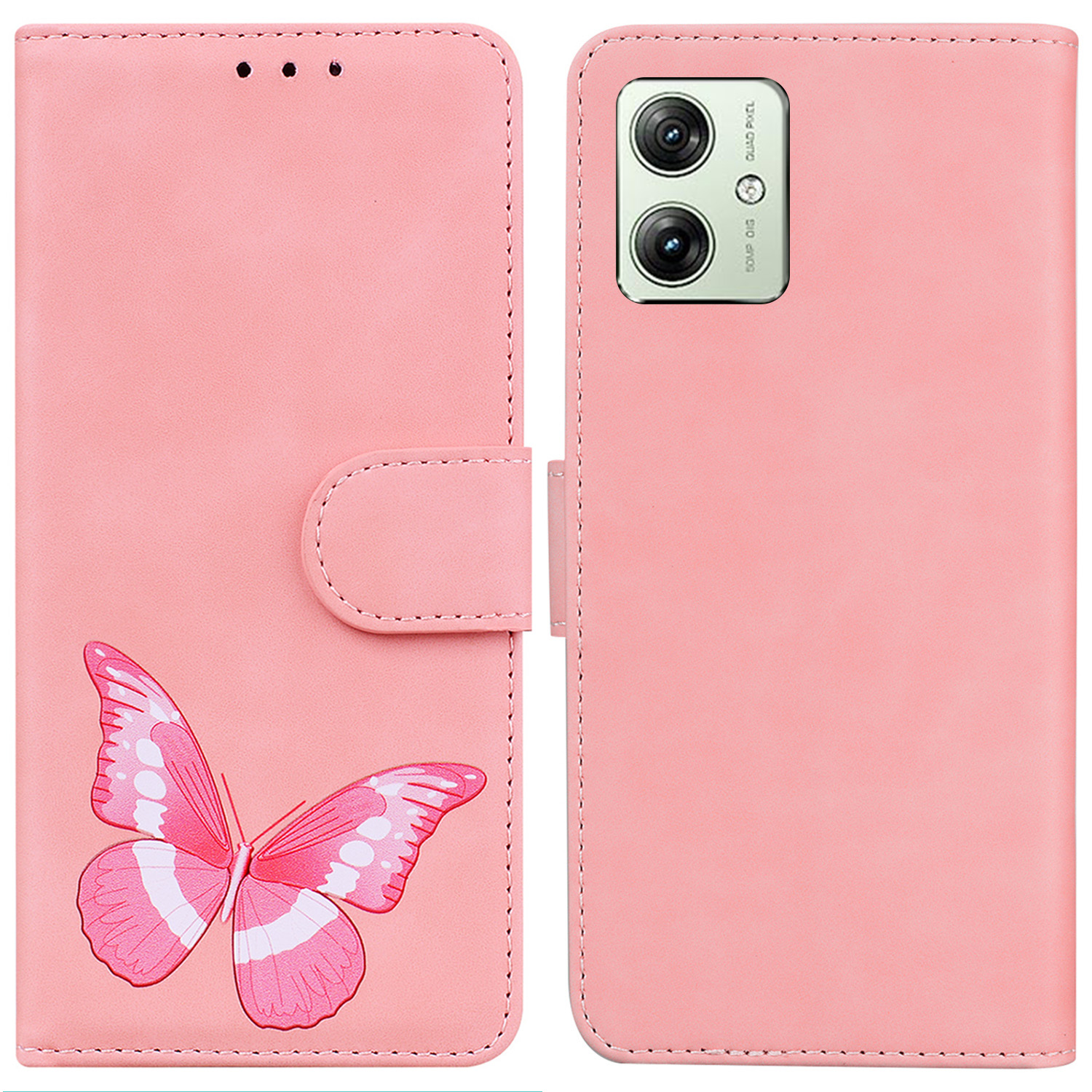 Für Motorola Moto G54 5G Hülle PU Leder Schmetterlingsdruckständer Folio -telefonabdeckung - Rosa, Motorola Moto G54 5G
Für Motorola Moto G54 5G Hülle PU Leder Schmetterlingsdruckständer Folio -telefonabdeckung - Rosa, Motorola Moto G54 5G