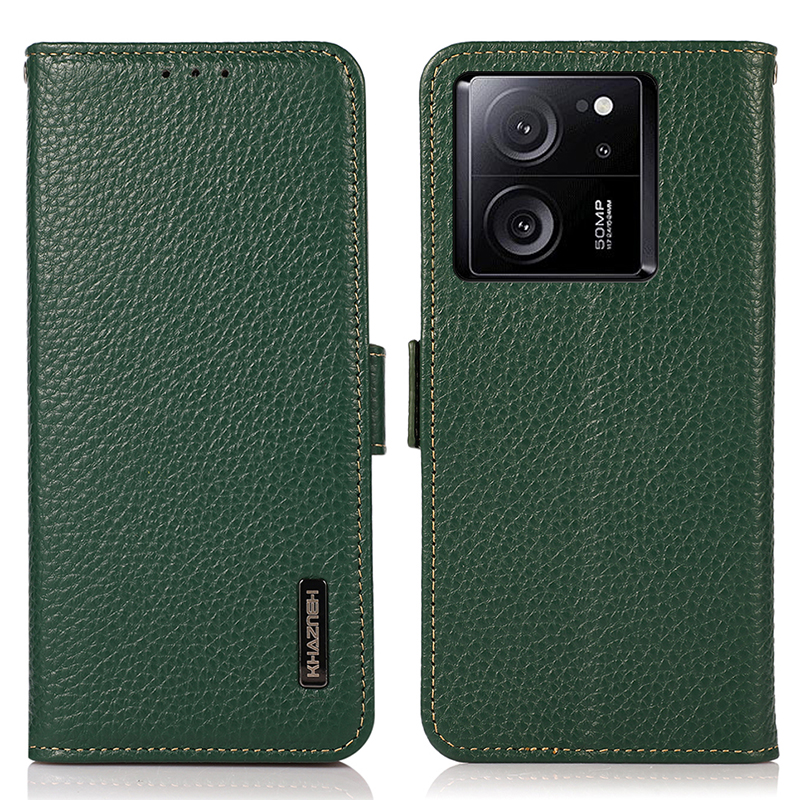 Khazneh Für Xiaomi 13t Pro / 13t / Redmi K60 Ultra Case Echte Kuh -leder -handy -deckungshülle Mit RFID -blockierung - Grün, Xiaomi 13T Pro
Khazneh Für Xiaomi 13t Pro / 13t / Redmi K60 Ultra Case Echte Kuh -leder -handy -deckungshülle Mit RFID -blockierung - Grün, Xiaomi 13T Pro