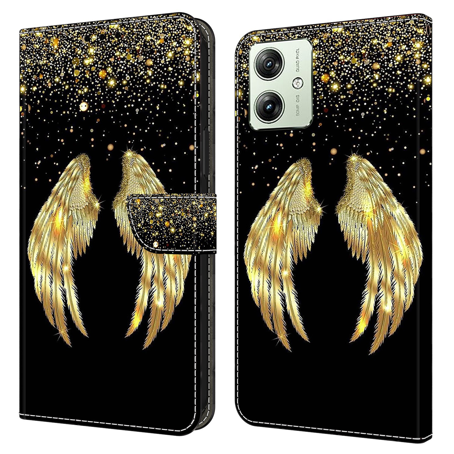 Für Motorola Moto G54 4G Hülle PU Leder Brieftasche 3D Muster Telefonabdeckung - Gold Flügel, Motorola Moto G54 5G
Für Motorola Moto G54 4G Hülle PU Leder Brieftasche 3D Muster Telefonabdeckung - Gold Flügel, Motorola Moto G54 5G