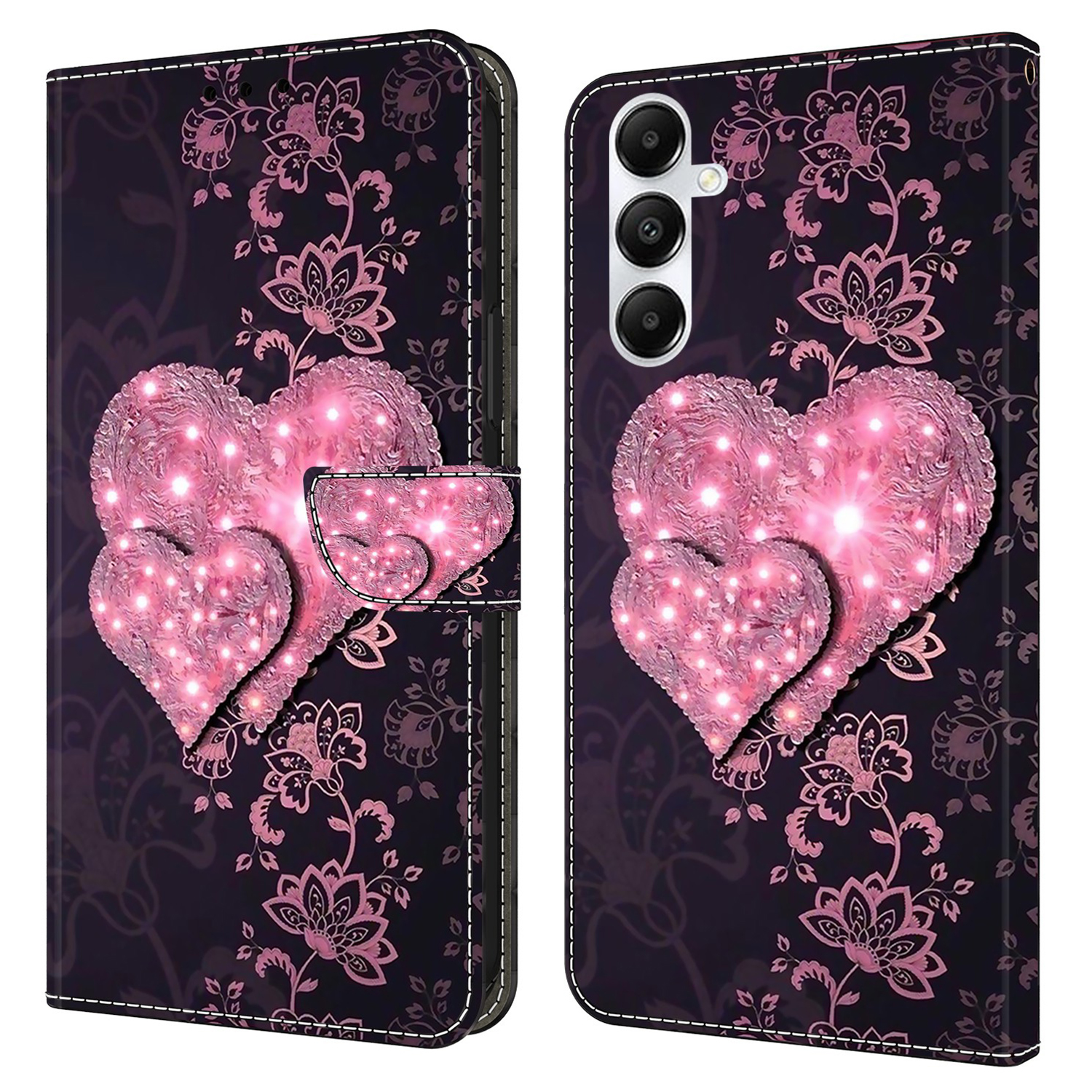 Für Samsung Galaxy A05s 4G Hülle 3D Muster PU Lederständer Flip Telefonabdeckung - Spitzenherzen, Samsung Galaxy A05s 4G
Für Samsung Galaxy A05s 4G Hülle 3D Muster PU Lederständer Flip Telefonabdeckung - Spitzenherzen, Samsung Galaxy A05s 4G