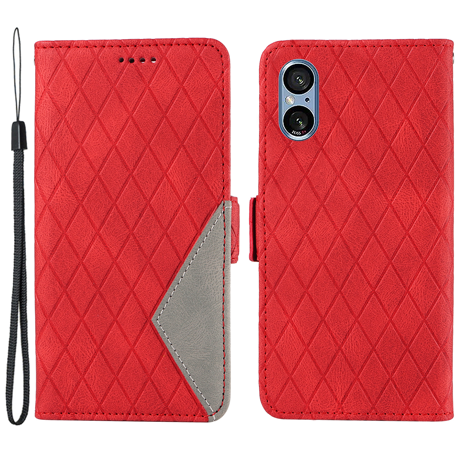 Für Sony Xperia 5 -v Leder -hülle Wallet Ständer Speise Telefonabdeckung - Rot, Xperia 5 V
Für Sony Xperia 5 -v Leder -hülle Wallet Ständer Speise Telefonabdeckung - Rot, Xperia 5 V