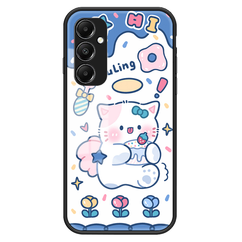 Für Samsung Galaxy A05s 4G -fallmuster -drucken Temperiertes Glas+pc+tpu -abdeckung - Engelskatze, Samsung Galaxy A05s 4G
Für Samsung Galaxy A05s 4G -fallmuster -drucken Temperiertes Glas+pc+tpu -abdeckung - Engelskatze, Samsung Galaxy A05s 4G