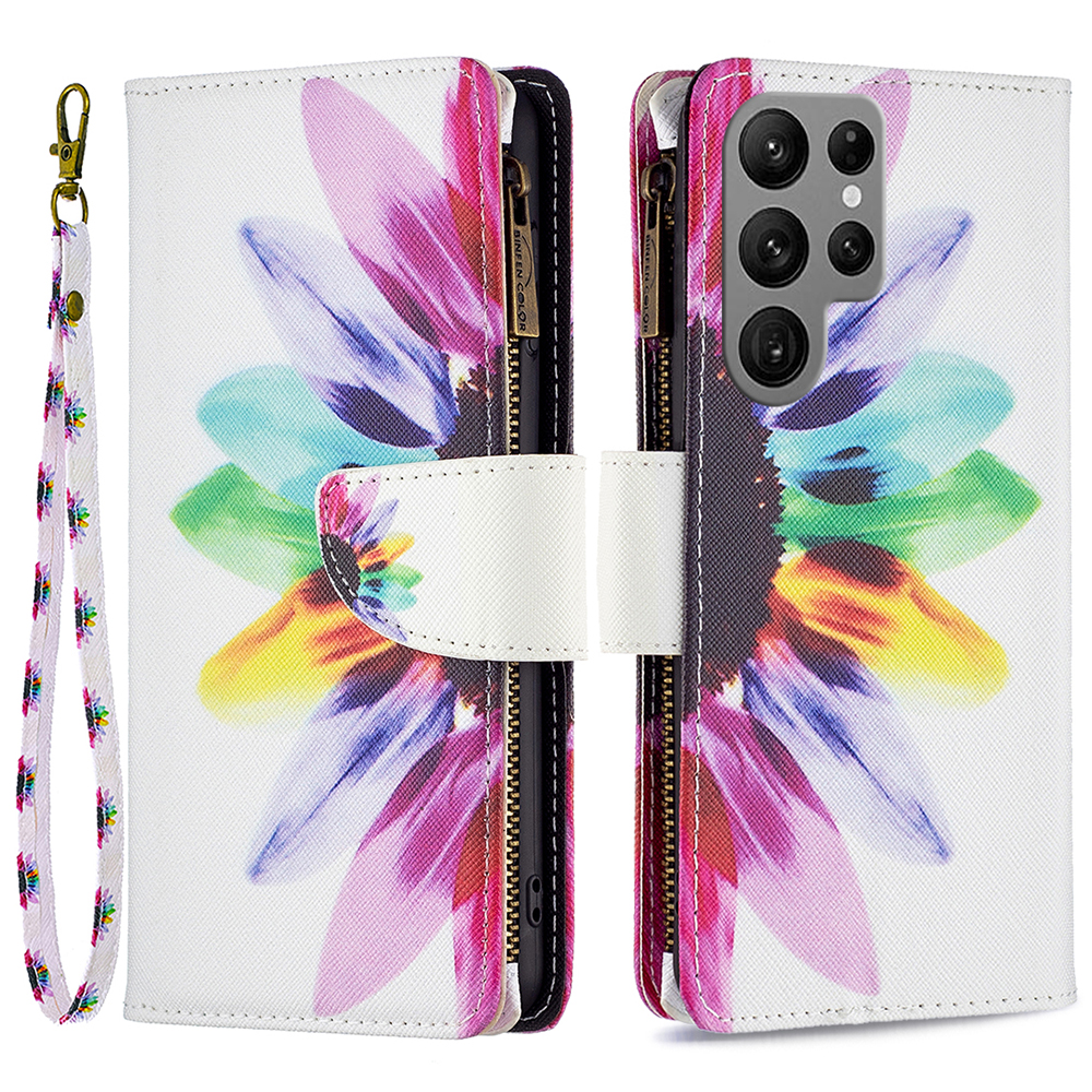 BF03 Reißverschluss -brieftaschenabdeckung Für Samsung Galaxy S24 Ultra Leder -hülle Ständer - Sonnenblume, Galaxy S24 Ultra
BF03 Reißverschluss -brieftaschenabdeckung Für Samsung Galaxy S24 Ultra Leder -hülle Ständer - Sonnenblume, Galaxy S24 Ultra