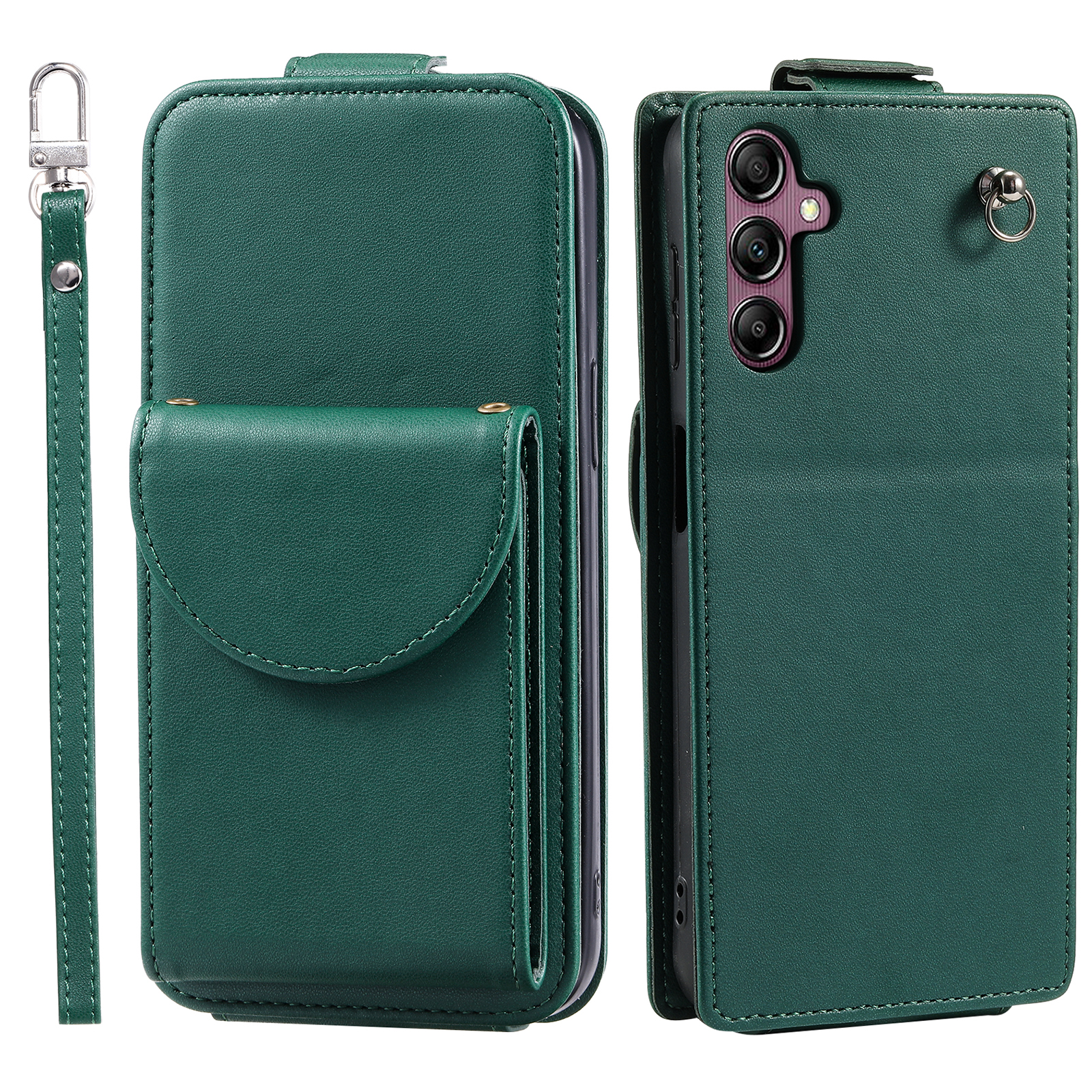 Für Samsung Galaxy S24 Kartentasche Vertikale Flip PU Leder+tpu -telefonabdeckung Mit Handgelenkriemen - Grün, Galaxy S24
Für Samsung Galaxy S24 Kartentasche Vertikale Flip PU Leder+tpu -telefonabdeckung Mit Handgelenkriemen - Grün, Galaxy S24