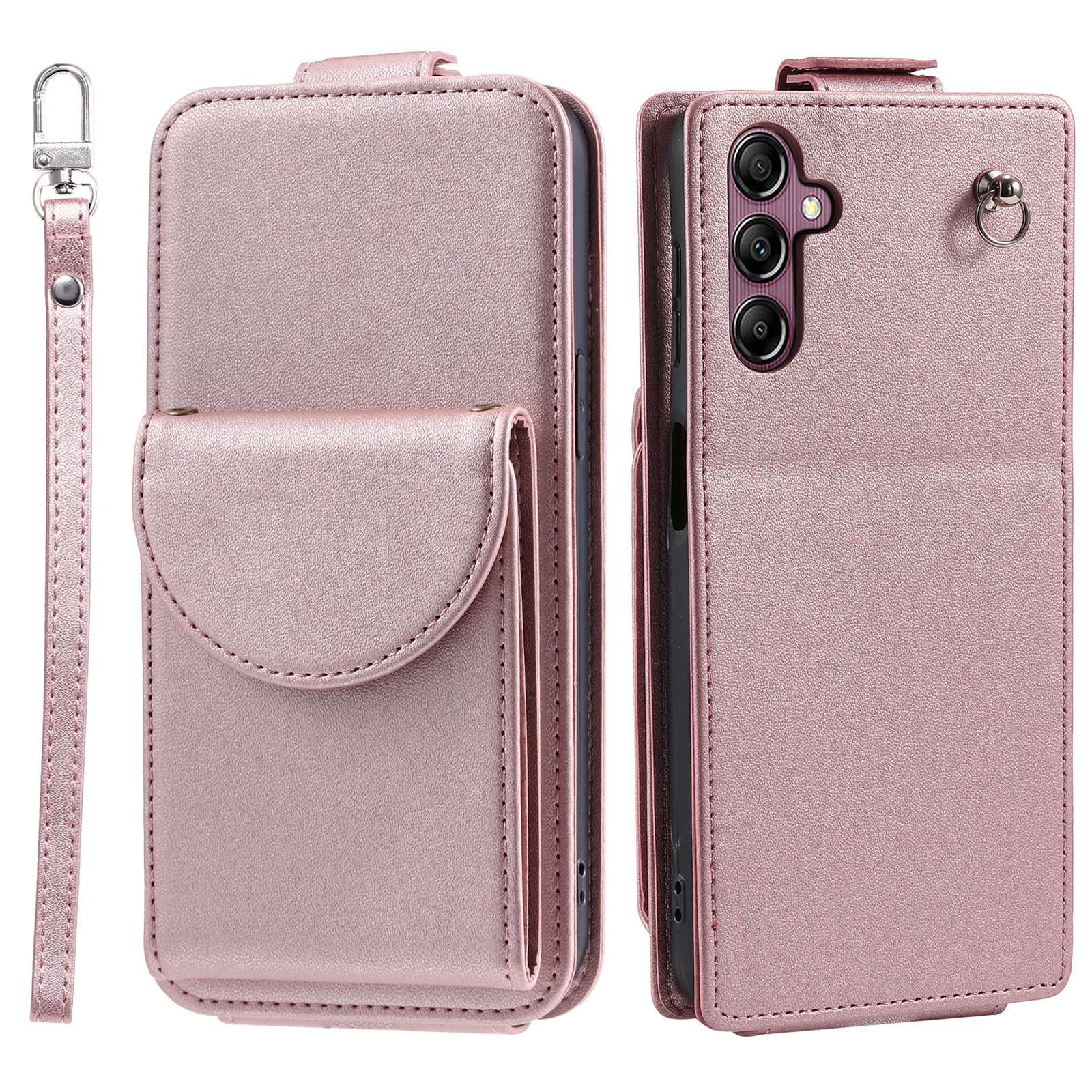 Für Samsung Galaxy S24+ Hülle Vertikaler Flip -ständer PU Leder+ Tpu -telefonabdeckung Mit Handgelenkriemen - Roségold, Galaxy S24+
Für Samsung Galaxy S24+ Hülle Vertikaler Flip -ständer PU Leder+ Tpu -telefonabdeckung Mit Handgelenkriemen - Roségold, Galaxy S24+