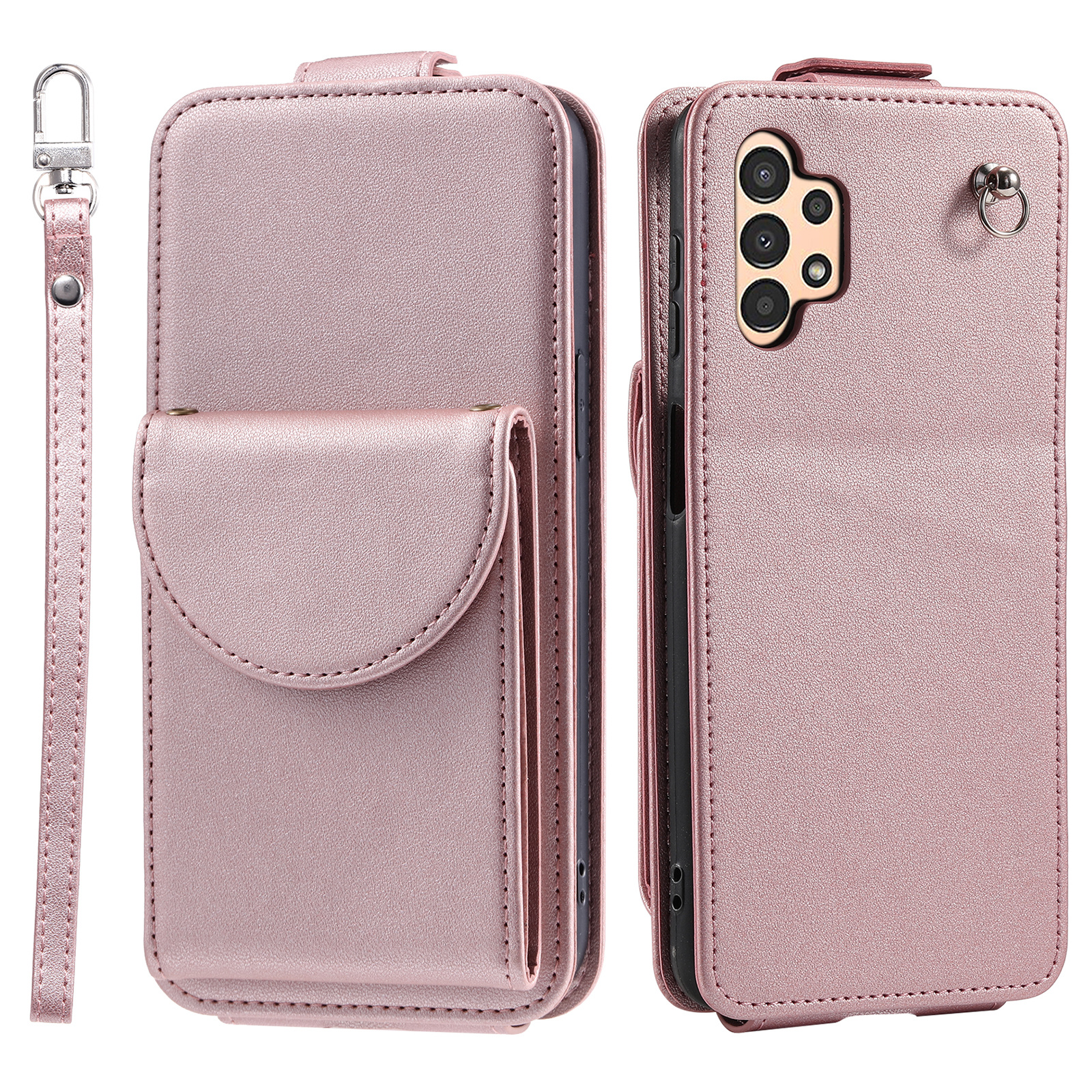 Für Samsung Galaxy A13 4G / 5g-hülle Gut Geschütztes Leder+tpu Vertikaler Flip-ständer Cover - Roségold, Galaxy A13 4G
Für Samsung Galaxy A13 4G / 5g-hülle Gut Geschütztes Leder+tpu Vertikaler Flip-ständer Cover - Roségold, Galaxy A13 4G