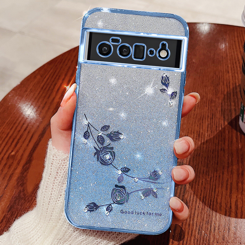 Kadem Für Google Pixel 6 Pro 5g Hülle Blumendekor Stilvolle Glitzer Telefonabdeckung - Blau, Google Pixel 6 Pro 5G
Kadem Für Google Pixel 6 Pro 5g Hülle Blumendekor Stilvolle Glitzer Telefonabdeckung - Blau, Google Pixel 6 Pro 5G
