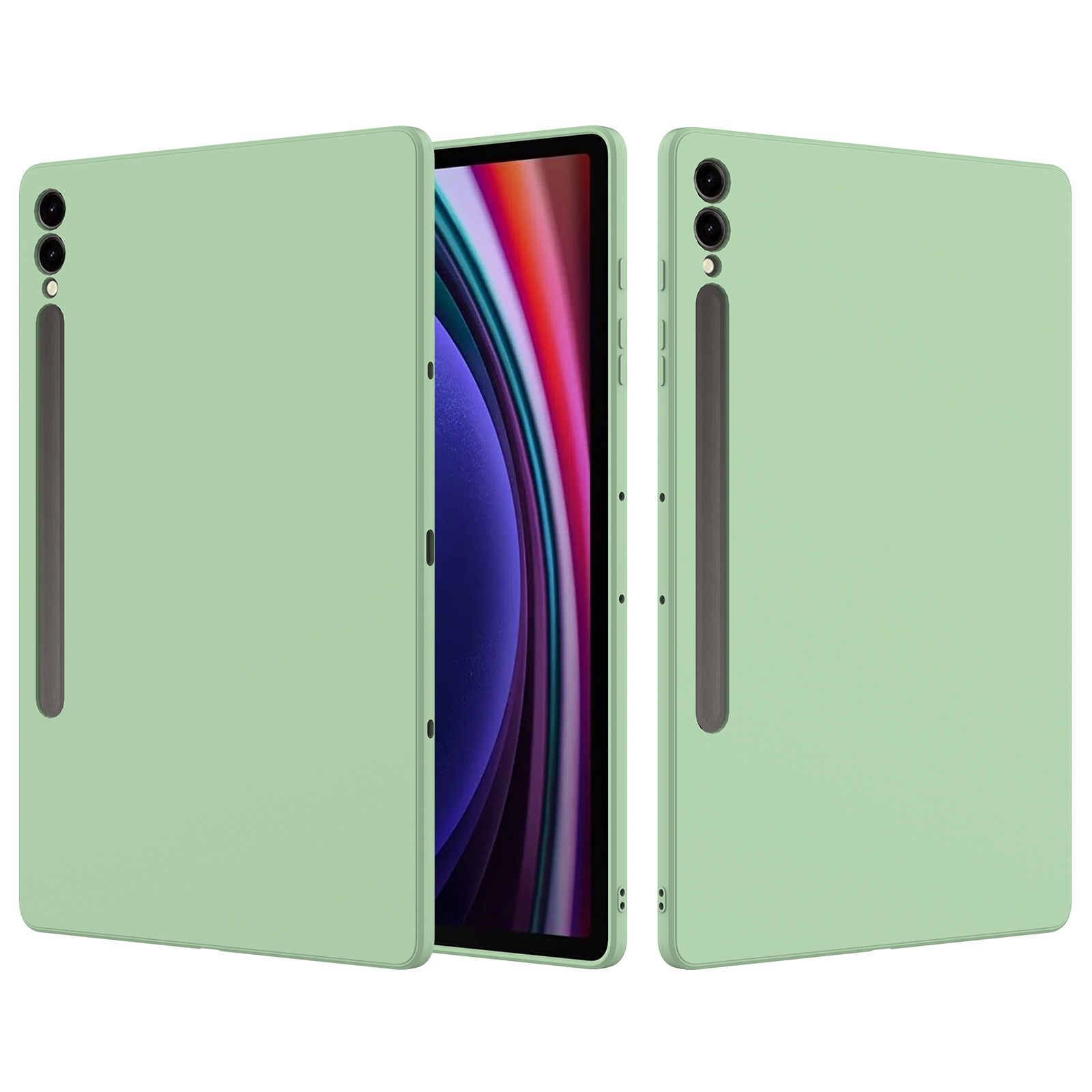 Für Samsung Galaxy Tab S9+ / Tab S9 Fe+ Fall Anti-kratzer-flüssigsilikonabdeckung - Grün, Galaxy Tab S9+
Für Samsung Galaxy Tab S9+ / Tab S9 Fe+ Fall Anti-kratzer-flüssigsilikonabdeckung - Grün, Galaxy Tab S9+
