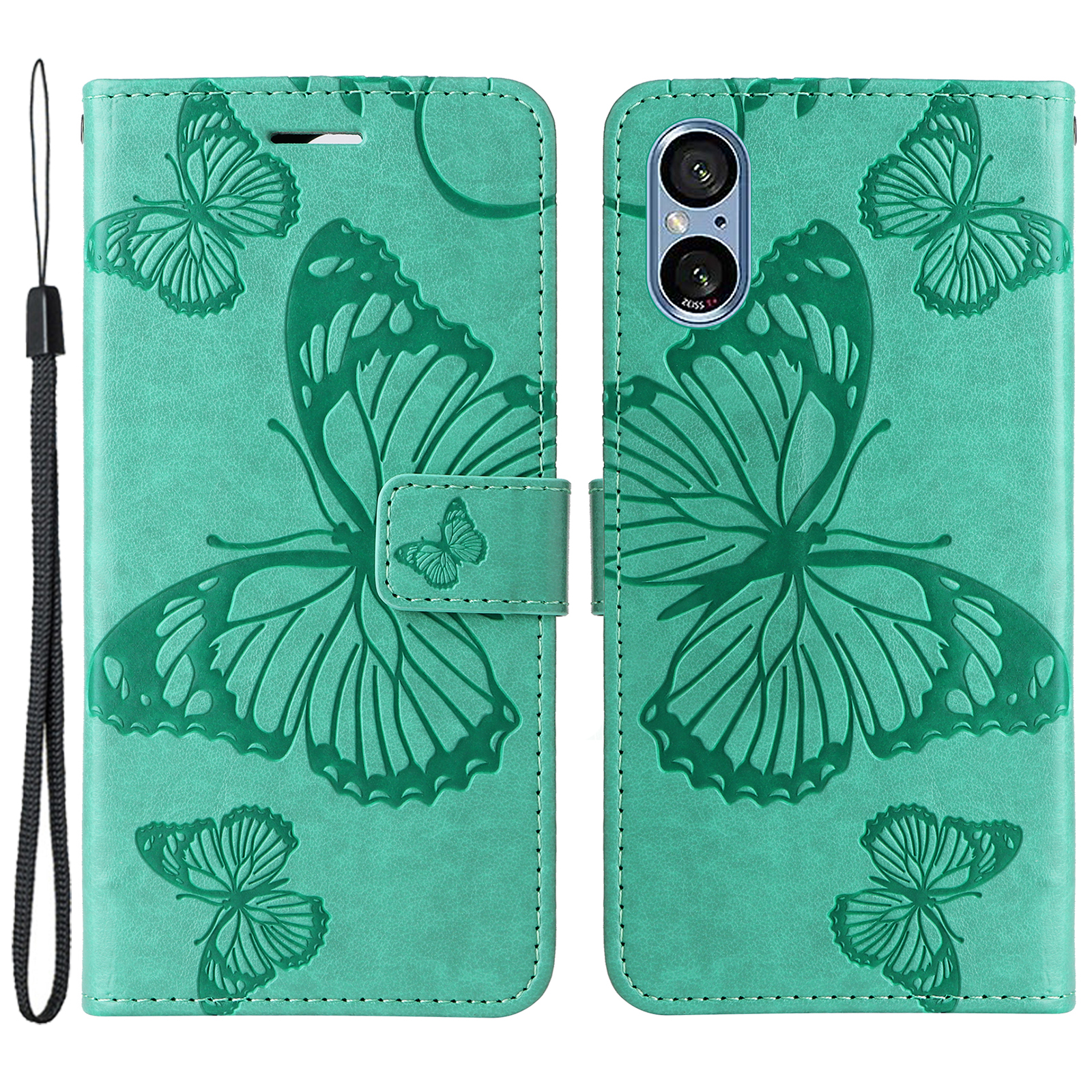 Für Sony Xperia 5 V KT Blumenserie-2 PU Leder Hülle Schmetterling Impresskartenschlitz-telefonabdeckung - Grün, Xperia 5 V
Für Sony Xperia 5 V KT Blumenserie-2 PU Leder Hülle Schmetterling Impresskartenschlitz-telefonabdeckung - Grün, Xperia 5 V