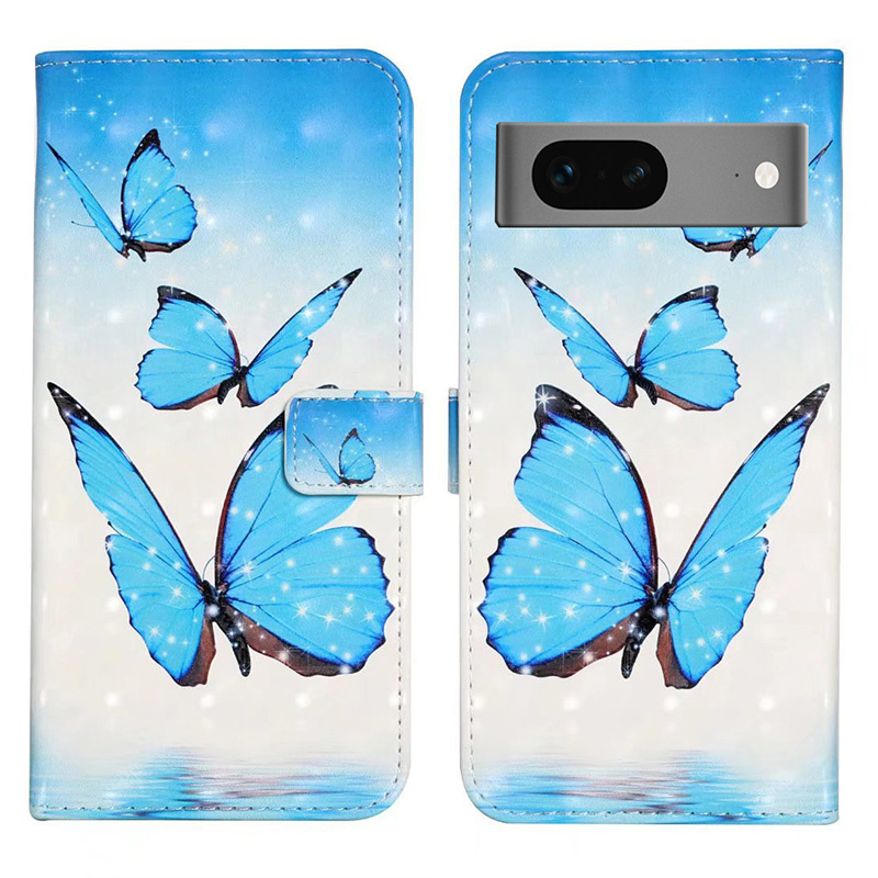 Für Google Pixel 7 5G Hülle Flip Wallet 3D Muster PU Leder Telefonabdeckung - Drei Schmetterlinge, Google Pixel 7 5G
Für Google Pixel 7 5G Hülle Flip Wallet 3D Muster PU Leder Telefonabdeckung - Drei Schmetterlinge, Google Pixel 7 5G