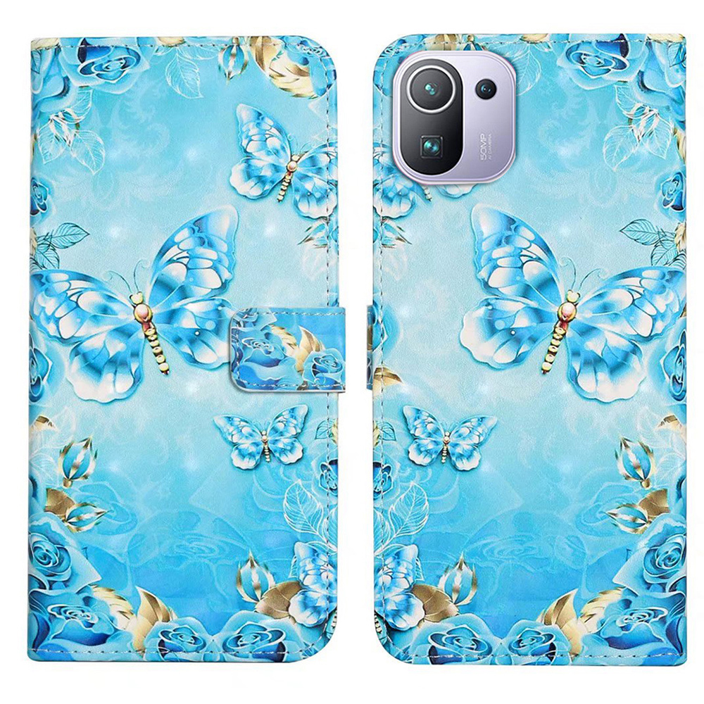 Für Xiaomi Mi 11 Pro Case 3D Muster Ständer Verfügt Über Leder -telefonabdeckung - Blauer Schmetterling, Xiaomi Mi 11 Pro
Für Xiaomi Mi 11 Pro Case 3D Muster Ständer Verfügt Über Leder -telefonabdeckung - Blauer Schmetterling, Xiaomi Mi 11 Pro