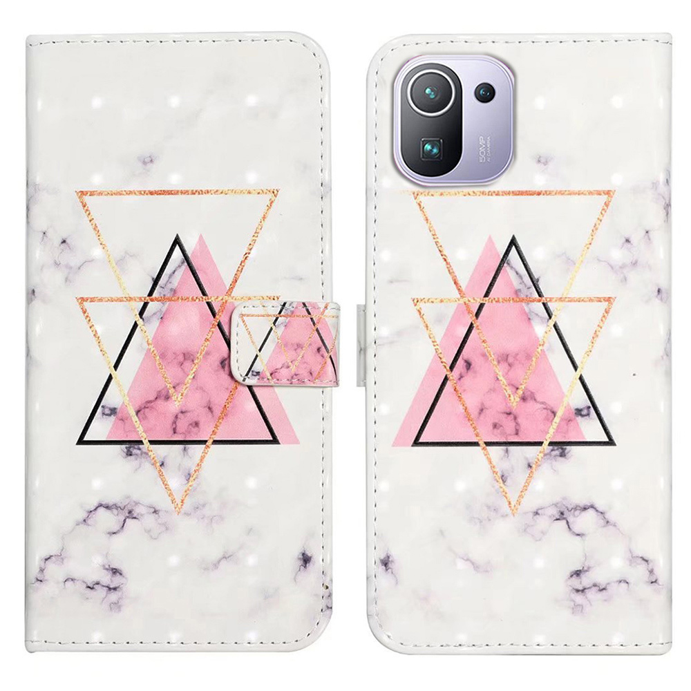 Für Xiaomi Mi 11 Pro Case 3D Muster Ständer Verfügt Über Leder -telefonabdeckung - Dreieck Marmor, Xiaomi Mi 11 Pro
Für Xiaomi Mi 11 Pro Case 3D Muster Ständer Verfügt Über Leder -telefonabdeckung - Dreieck Marmor, Xiaomi Mi 11 Pro