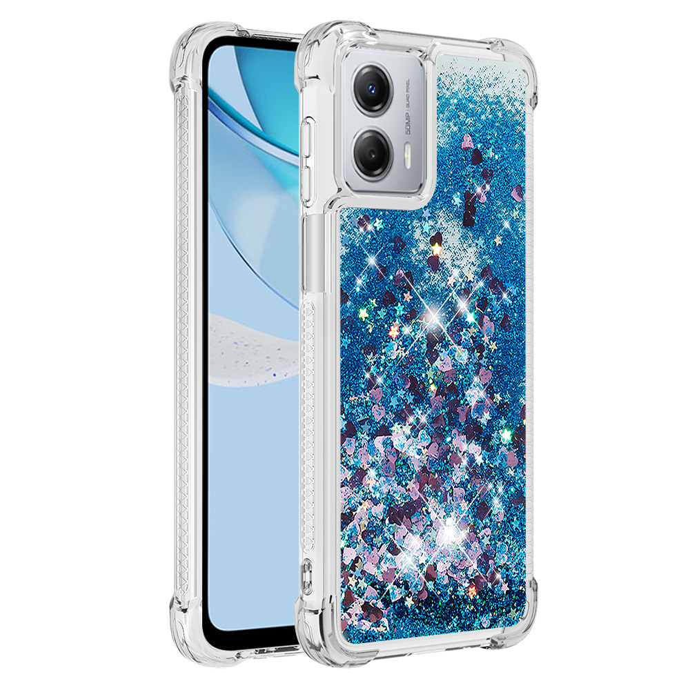 YB Quicksand Series-1 Für Motorola Moto G 5G (2023) Fall TPU Farkly Glitter Phone Cover - Blau / Herzen, Motorola Moto G 5G (2023)
YB Quicksand Series-1 Für Motorola Moto G 5G (2023) Fall TPU Farkly Glitter Phone Cover - Blau / Herzen, Motorola Moto G 5G (2023)