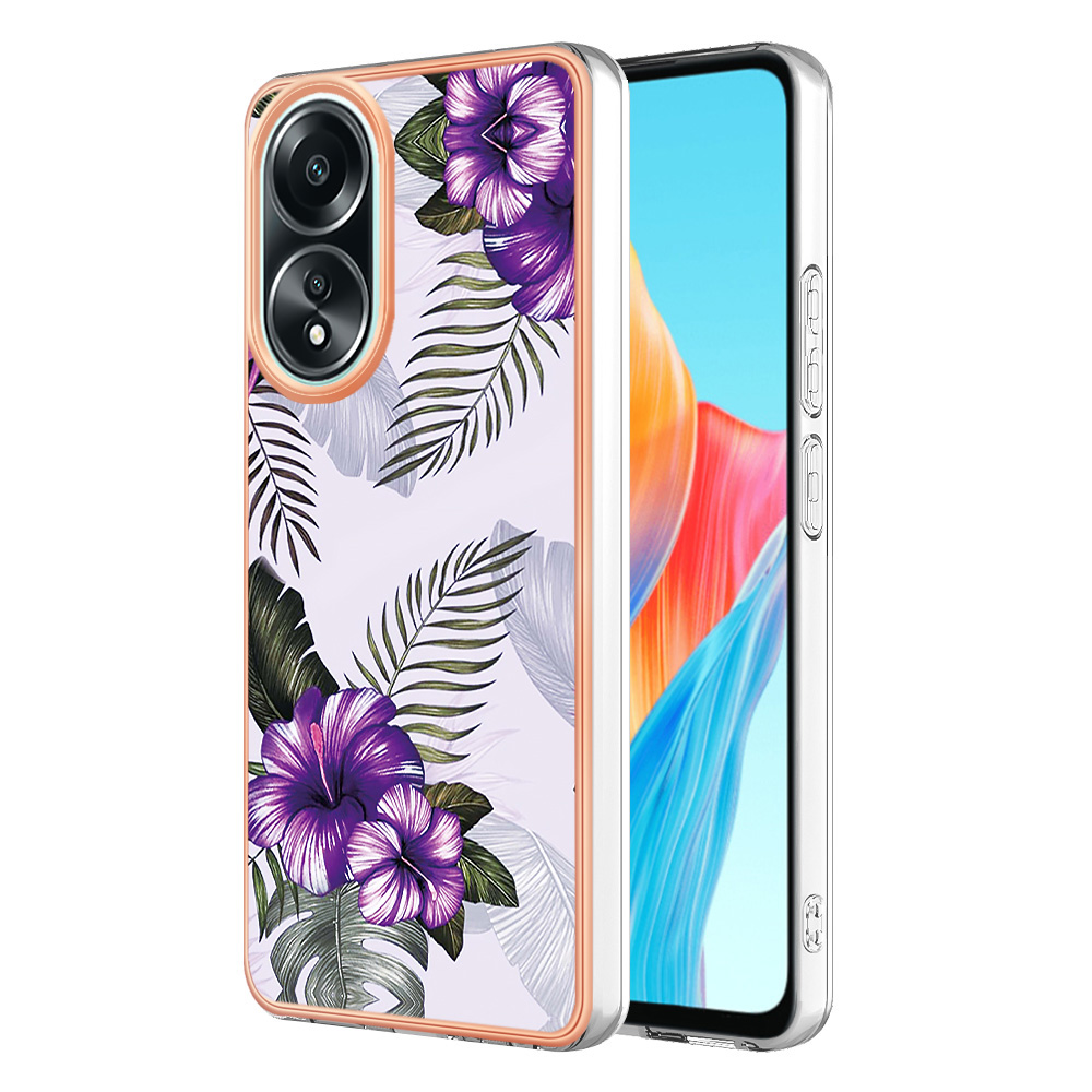 YB Imd-serie-1 Für Oppo A58 4g-hülle Elektroplattenmuster Tpu-telefonabdeckung - Lila Blume, Oppo A58 4G
YB Imd-serie-1 Für Oppo A58 4g-hülle Elektroplattenmuster Tpu-telefonabdeckung - Lila Blume, Oppo A58 4G