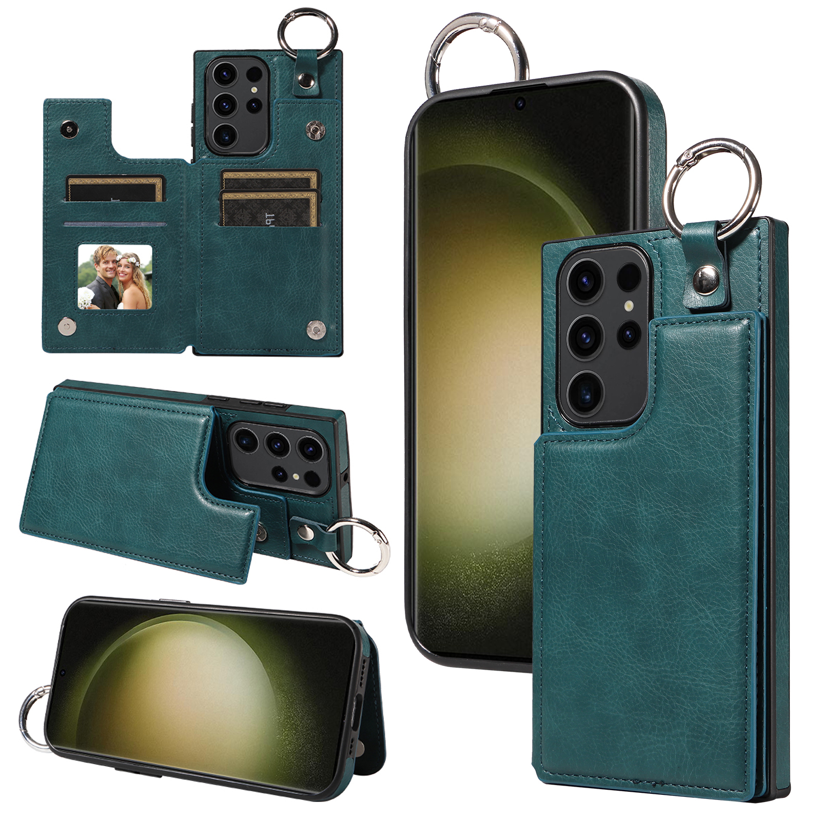 003 Für Samsung Galaxy S23 Ultra -hülle PU Leder+tpu Telefon Cover Kickstand Shell - Blau Grün, Galaxy S23 Ultra
003 Für Samsung Galaxy S23 Ultra -hülle PU Leder+tpu Telefon Cover Kickstand Shell - Blau Grün, Galaxy S23 Ultra