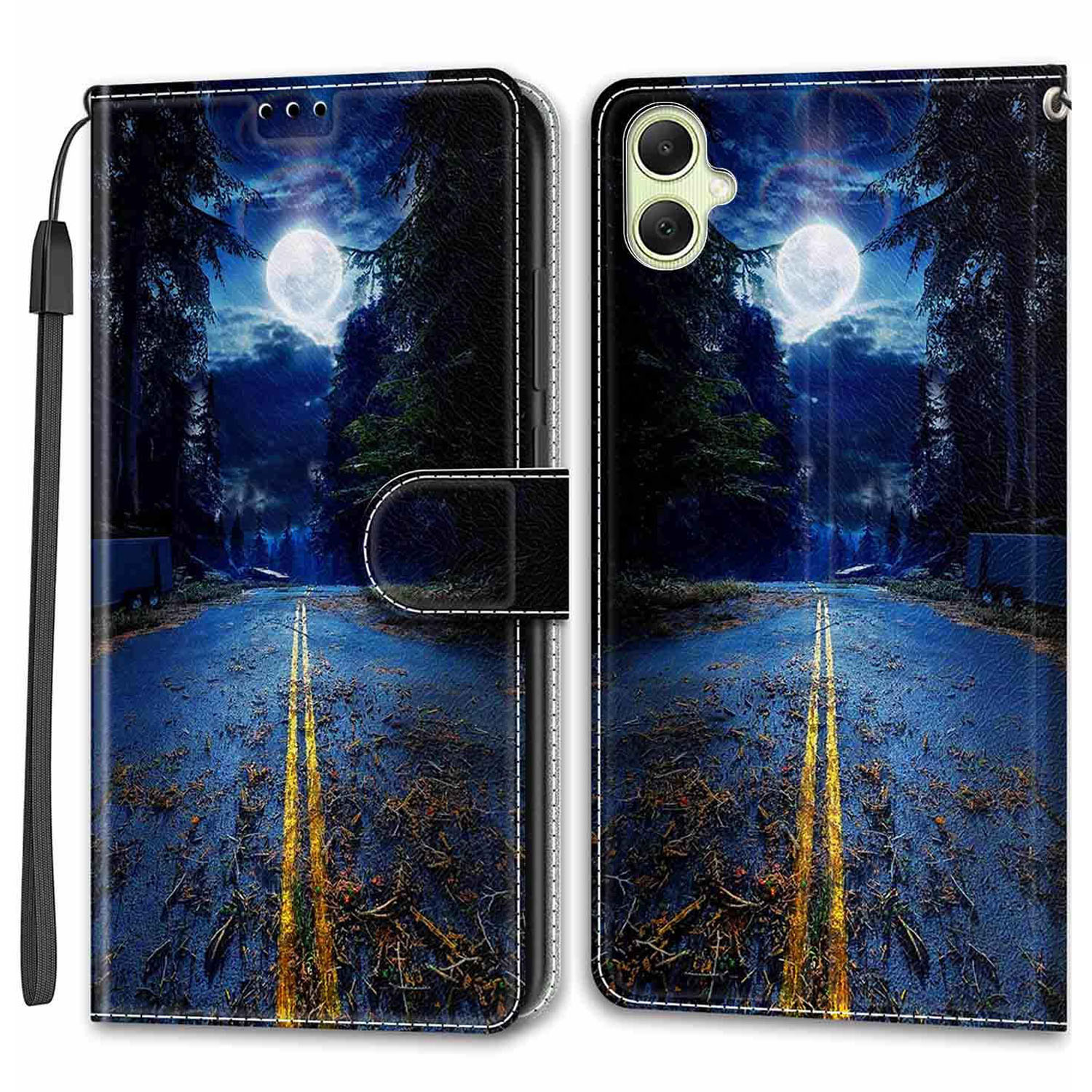 Für Samsung Galaxy A05 4G Hülle PU -ledermuster -druckphase -deckung - Nachtstraße / Mond, Samsung Galaxy A05 4G
Für Samsung Galaxy A05 4G Hülle PU -ledermuster -druckphase -deckung - Nachtstraße / Mond, Samsung Galaxy A05 4G
